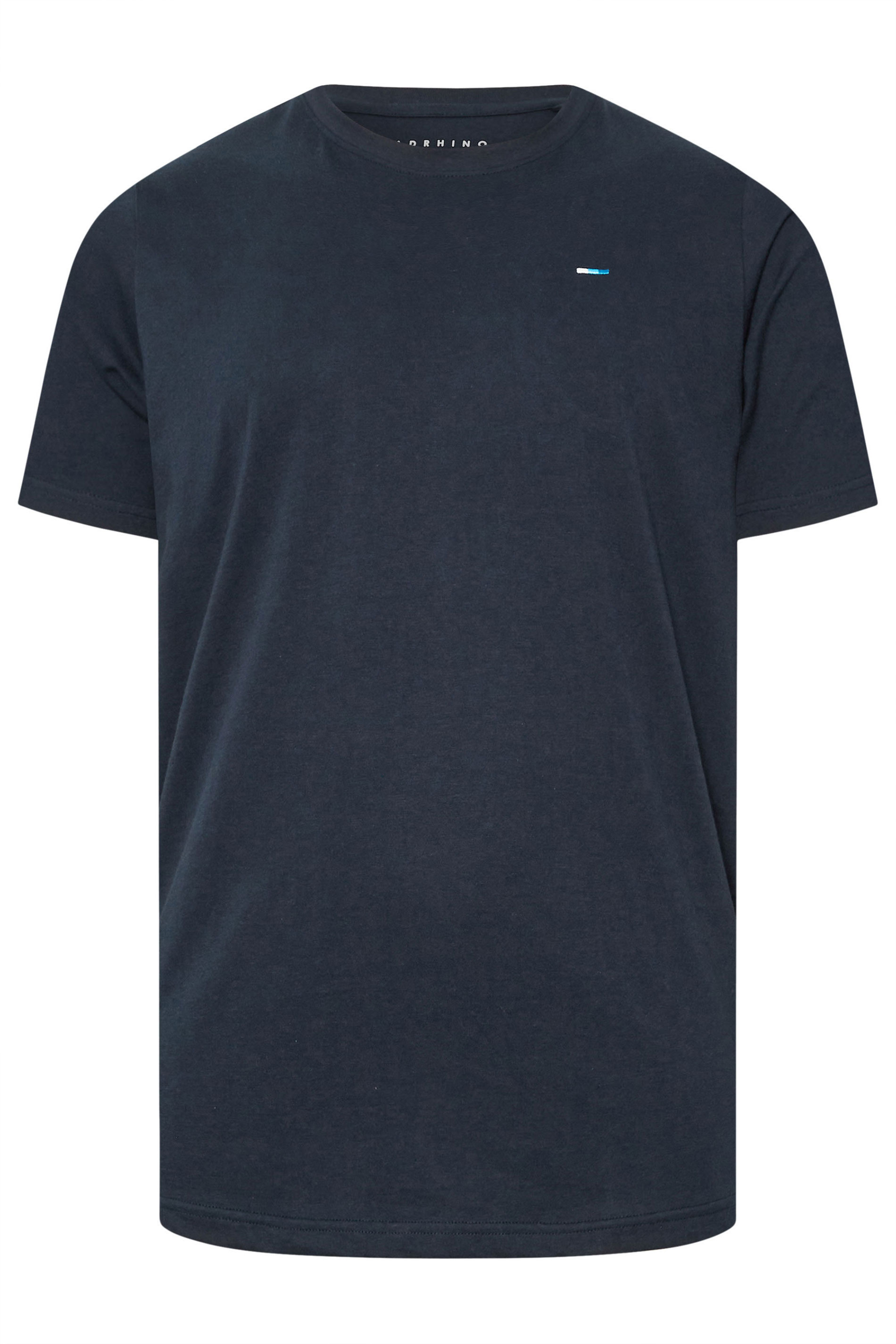 BadRhino Big & Tall Navy Blue 5 Pack Extra Long T-Shirts | BadRhino 7