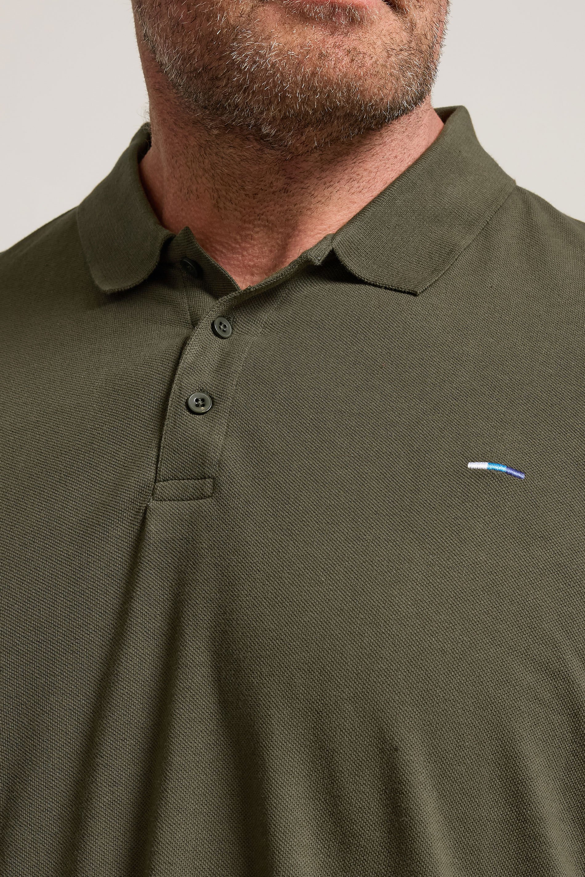 BadRhino Khaki Green Essential Polo Shirt | BadRhino 4