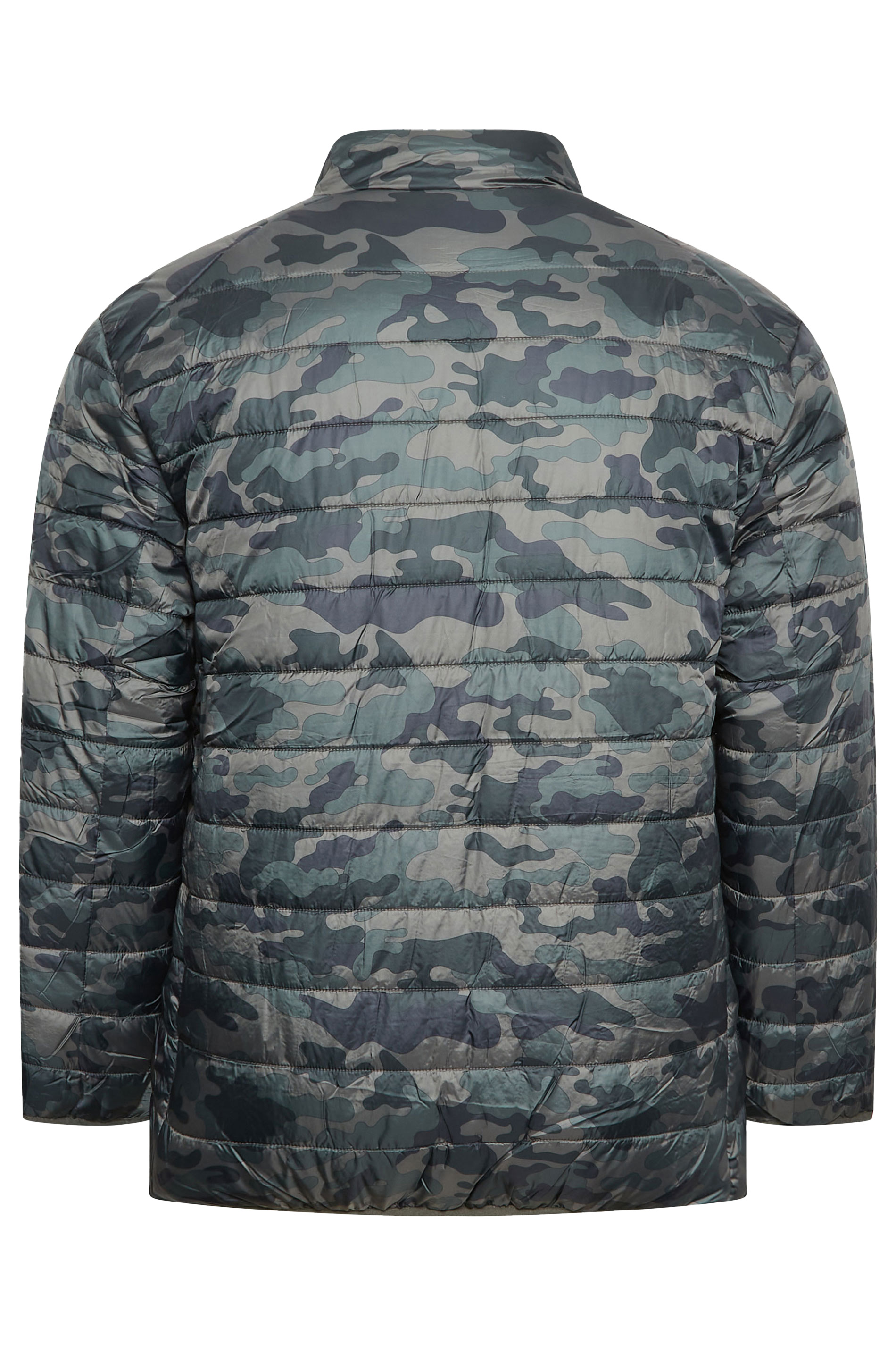 D555 Big & Tall Green Camo Puffer Jacket | BadRhino 5