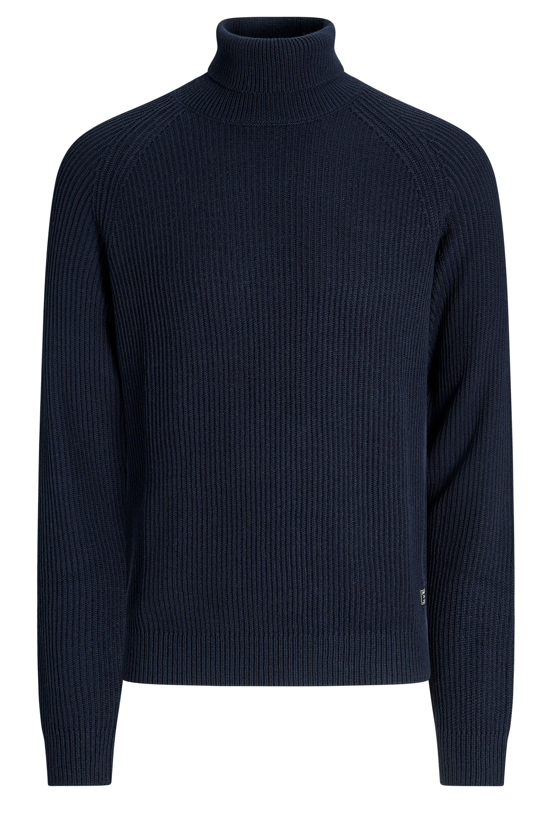 JACK & JONES Big & Tall Navy Blue Roll Neck Jumper | BadRhino 3