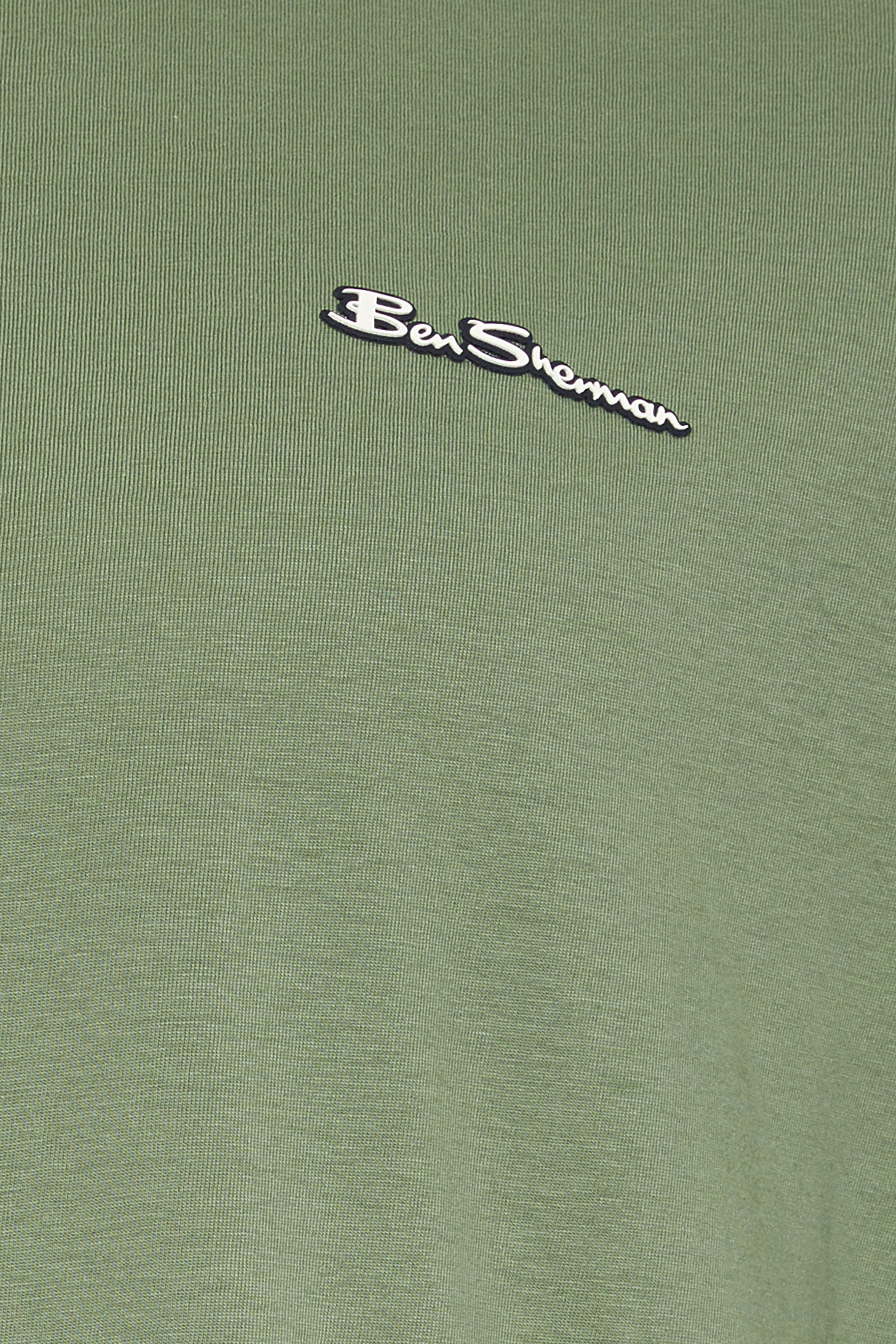 Ben Sherman Big & Tall Kahki Green Signature T-Shirt | BadRhino 2