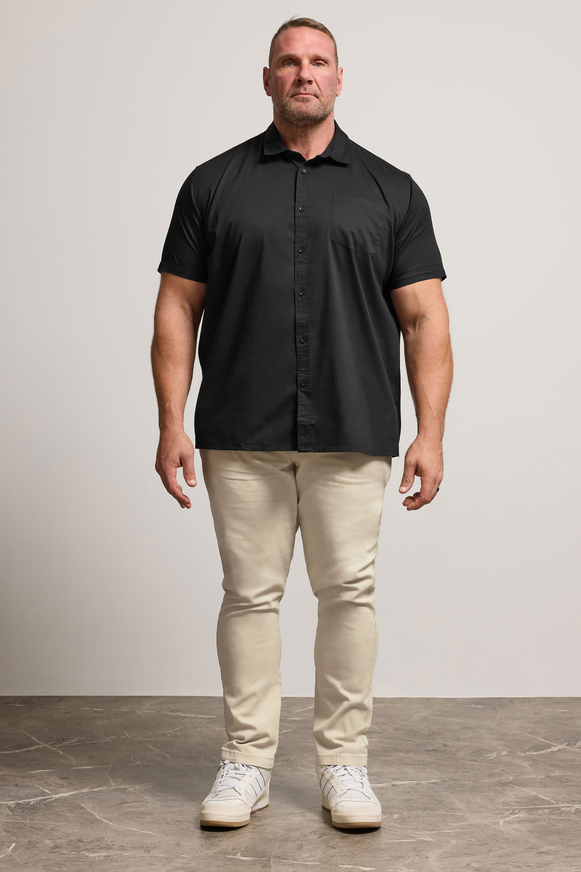 BadRhino Big & Tall Black Short Sleeve Shirt 2