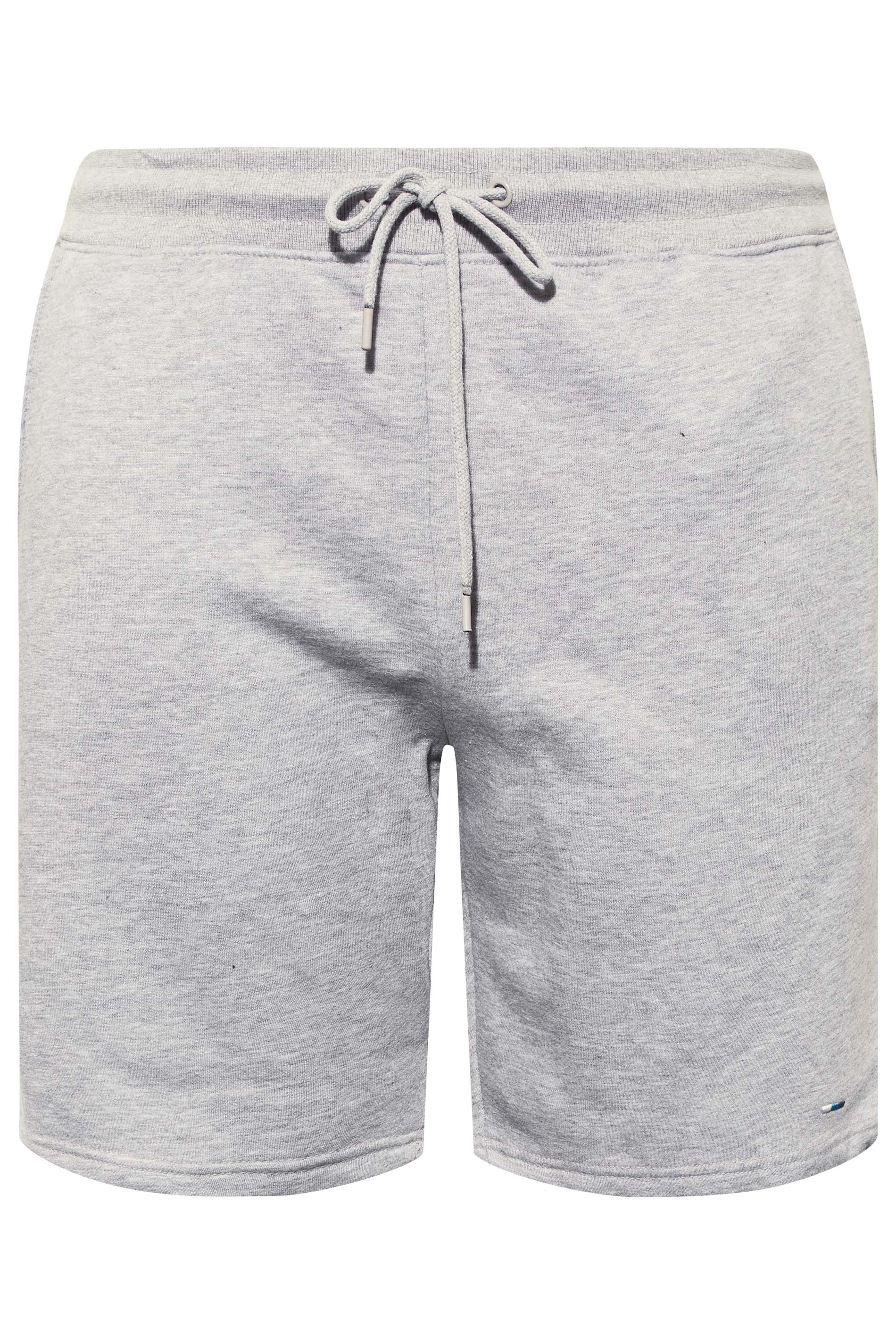 BadRhino Grey Marl Essential Jogger Shorts | BadRhino 6