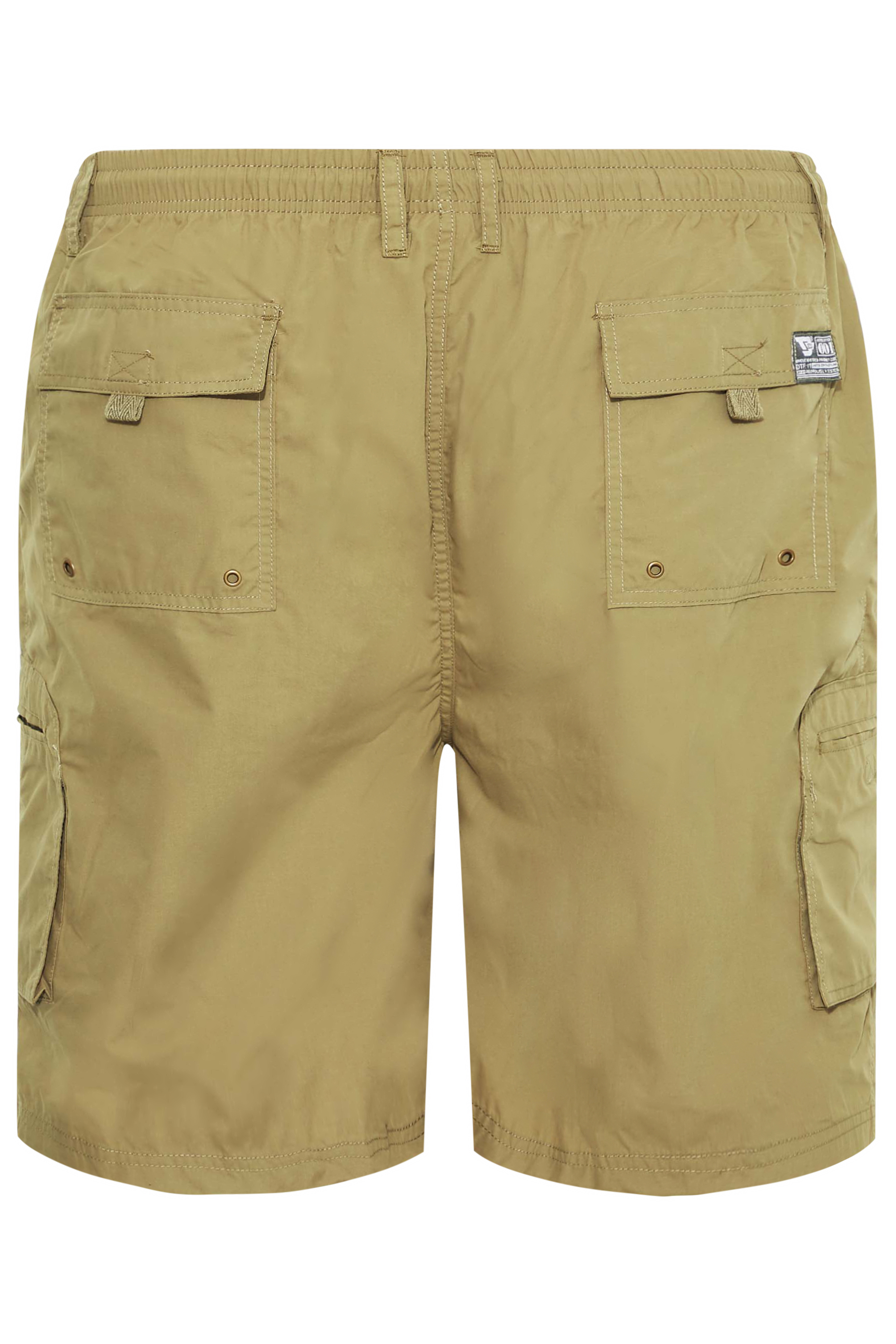 D555 Big & Tall Brown Cargo Shorts | BadRhino 5