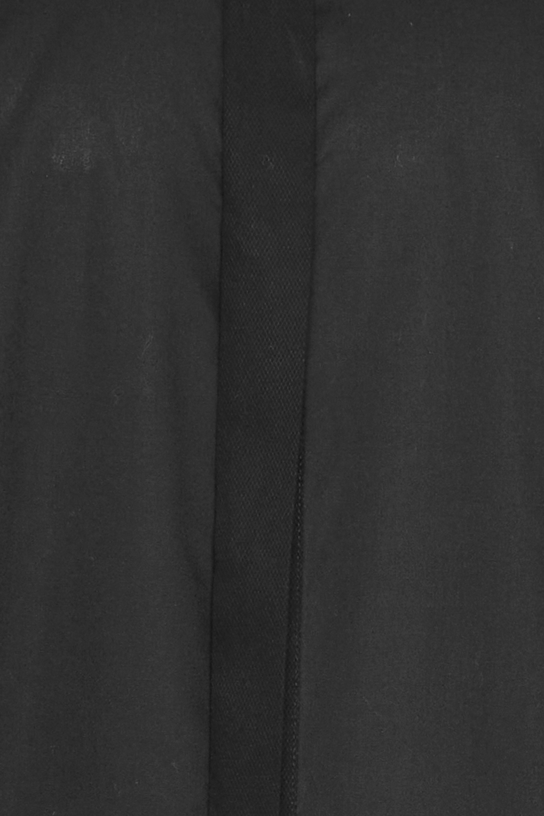 BadRhino Big & Tall Black Long Sleeve Formal Shirt | BadRhino 2