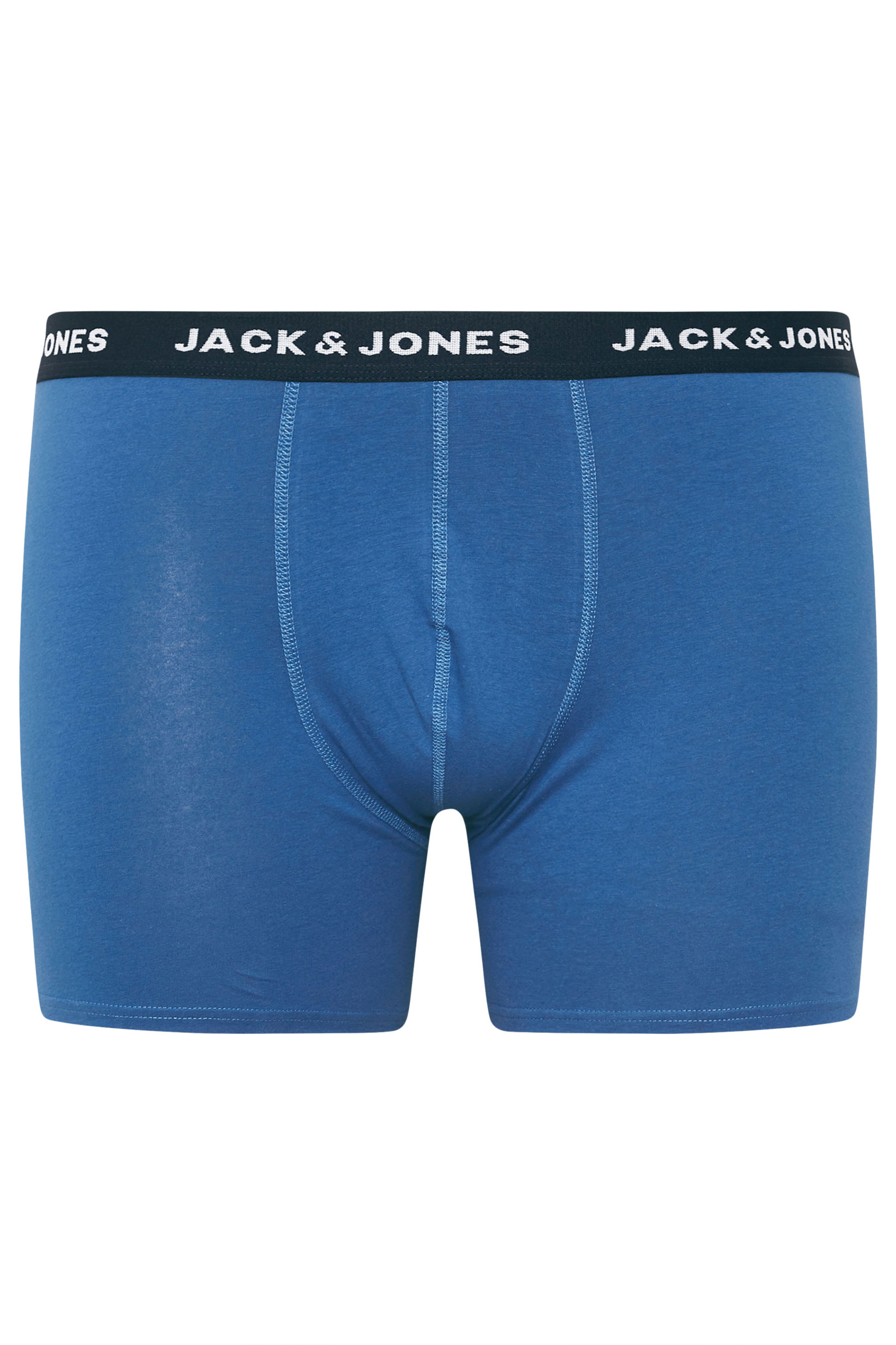 JACK & JONES 7 PACK Navy Blue & Black Boxers | BadRhino 10