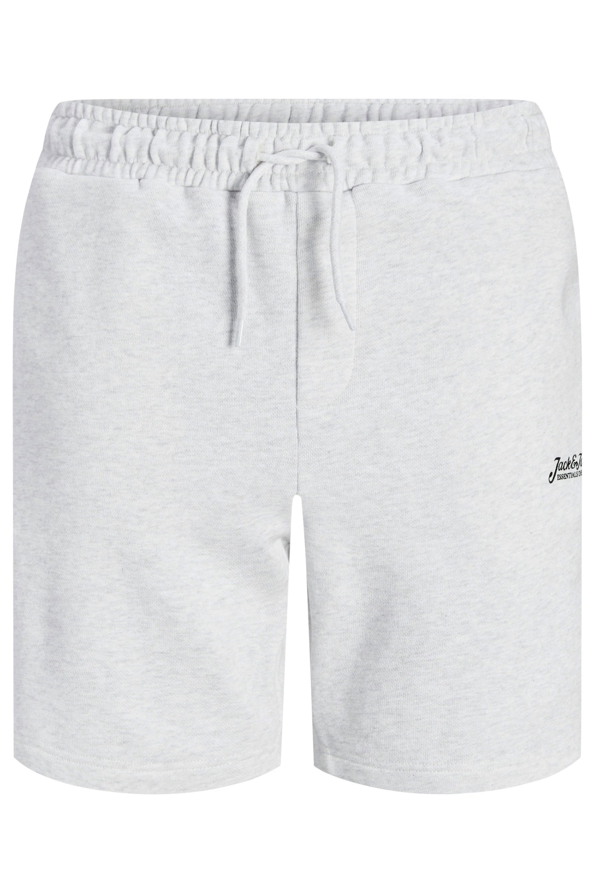 JACK & JONES Big & Tall 2 Pack Black & Grey 'Beau' Jogger Shorts | BadRhino 5