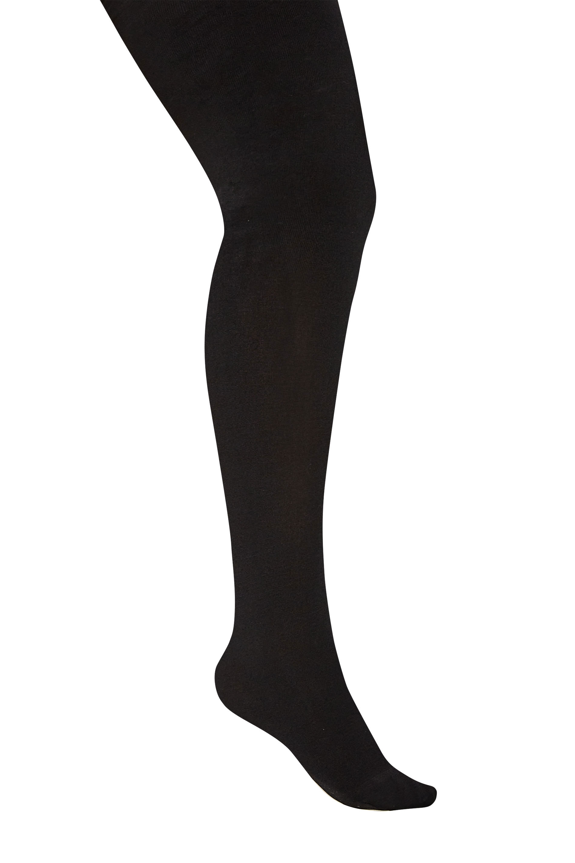 Plus Size Black Super Soft Tights | Yours Clothing 1