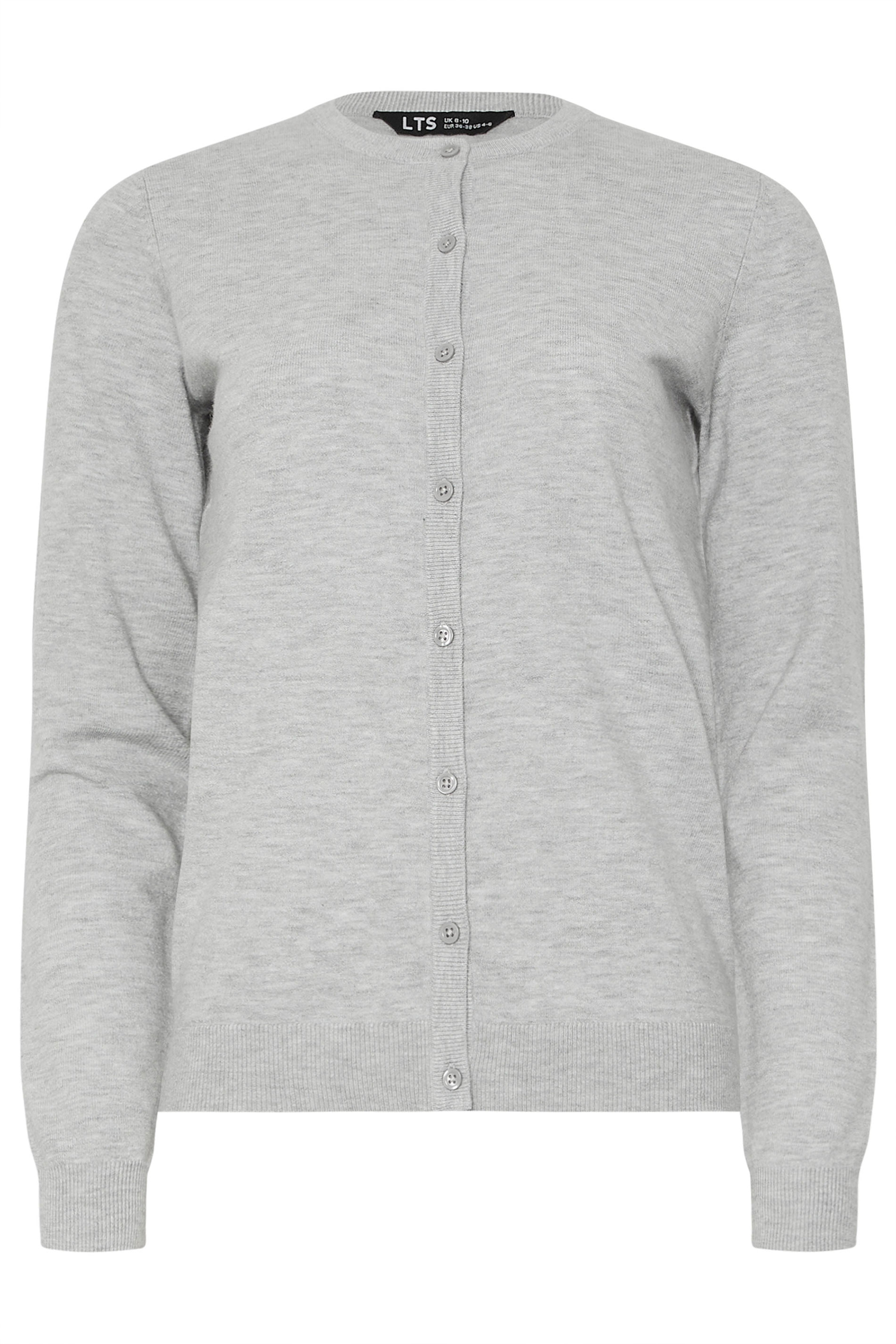 LTS PREMIUM Tall Light Grey Button Down Cardigan | Long Tall Sally 5