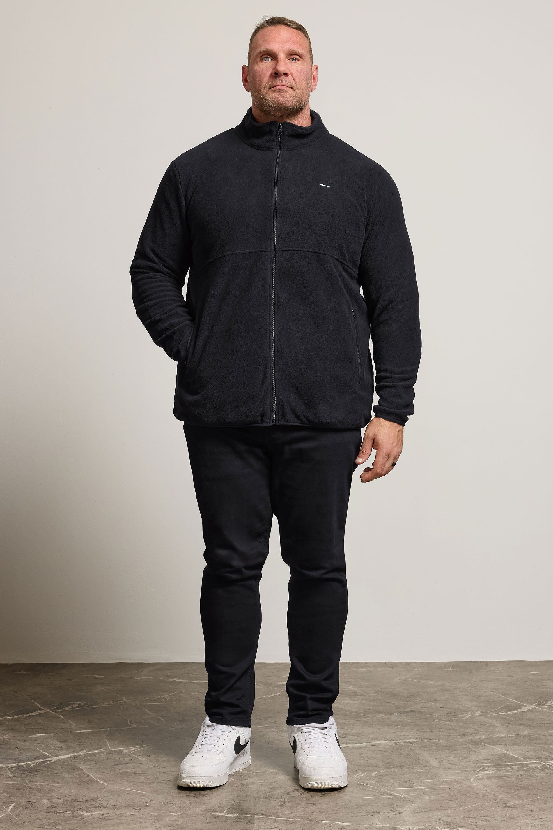 BadRhino Black Essential Zip Through Fleece | BadRhino 3