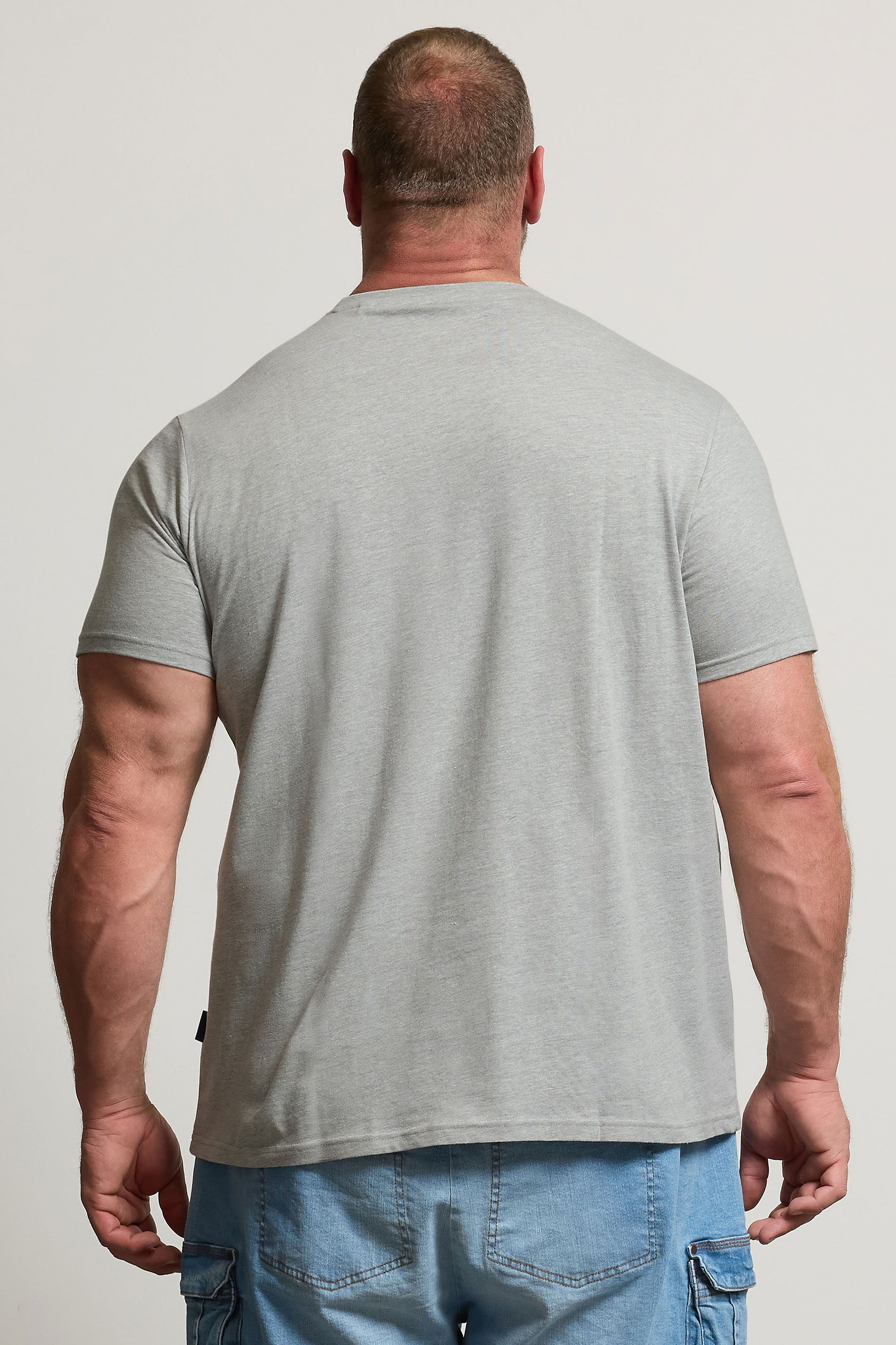 BadRhino Grey Marl Core T-Shirt | BadRhino 3