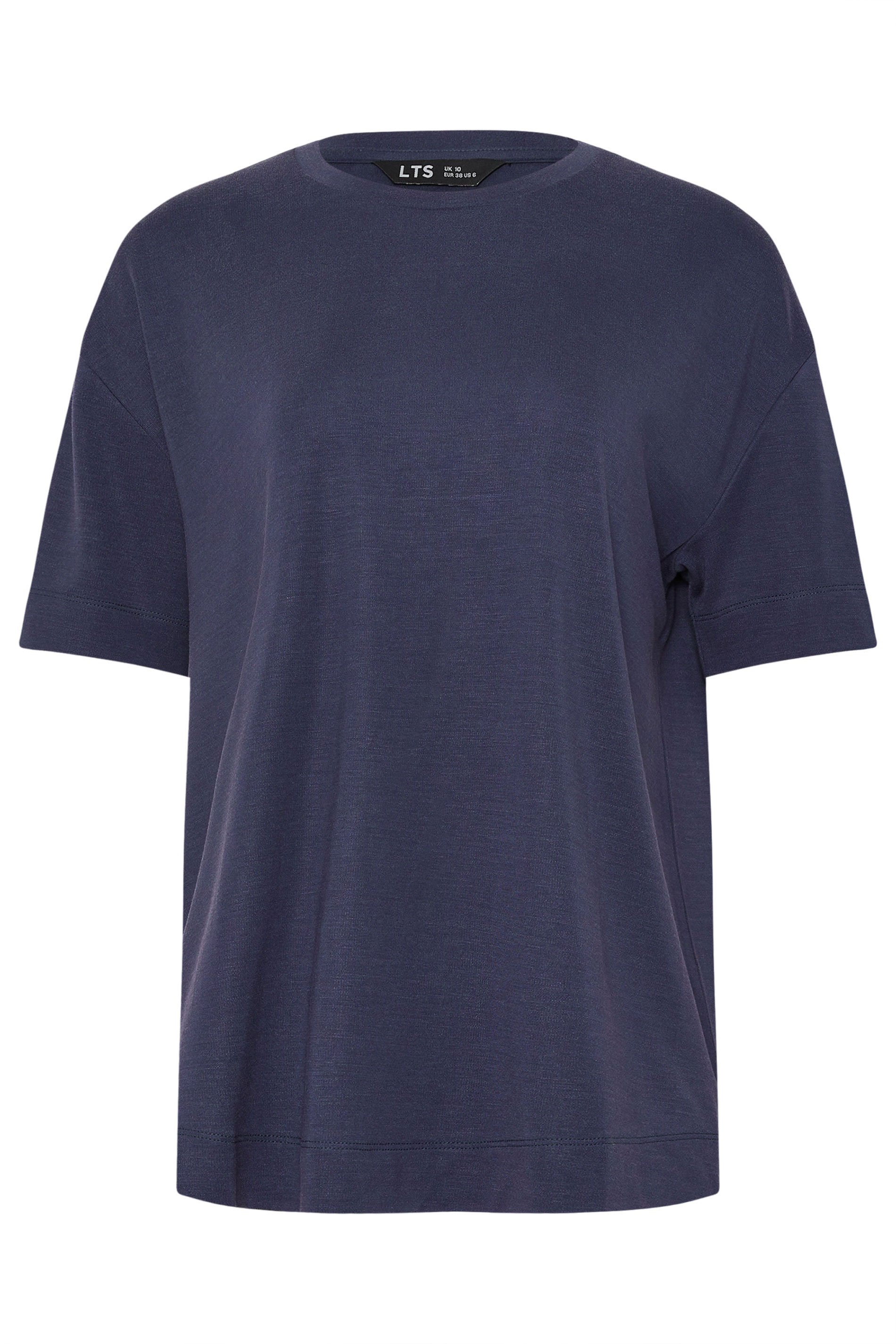 LTS Tall Navy Blue Premium T-Shirt | Long Tall Sally 1