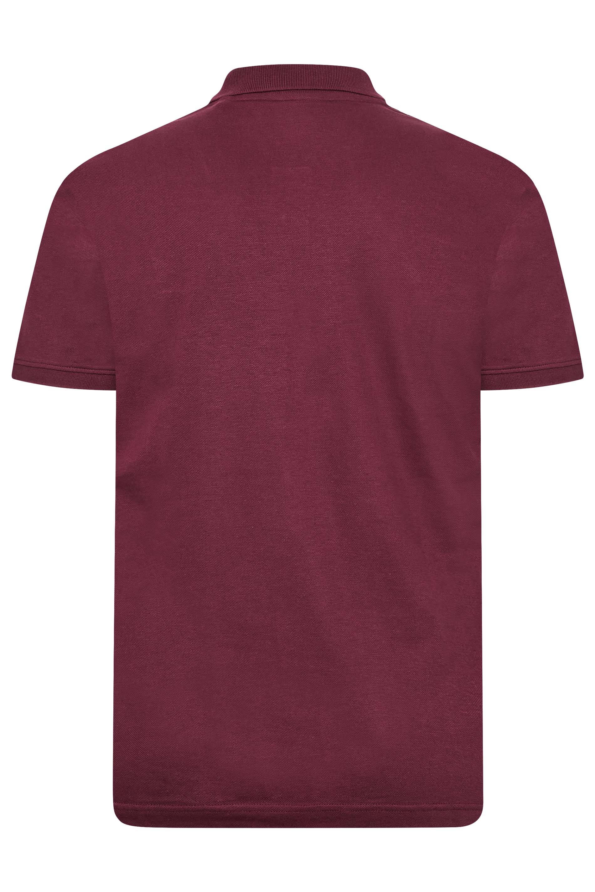 BadRhino Big & Tall Dark Red Essential Polo Shirt | BadRhino 4