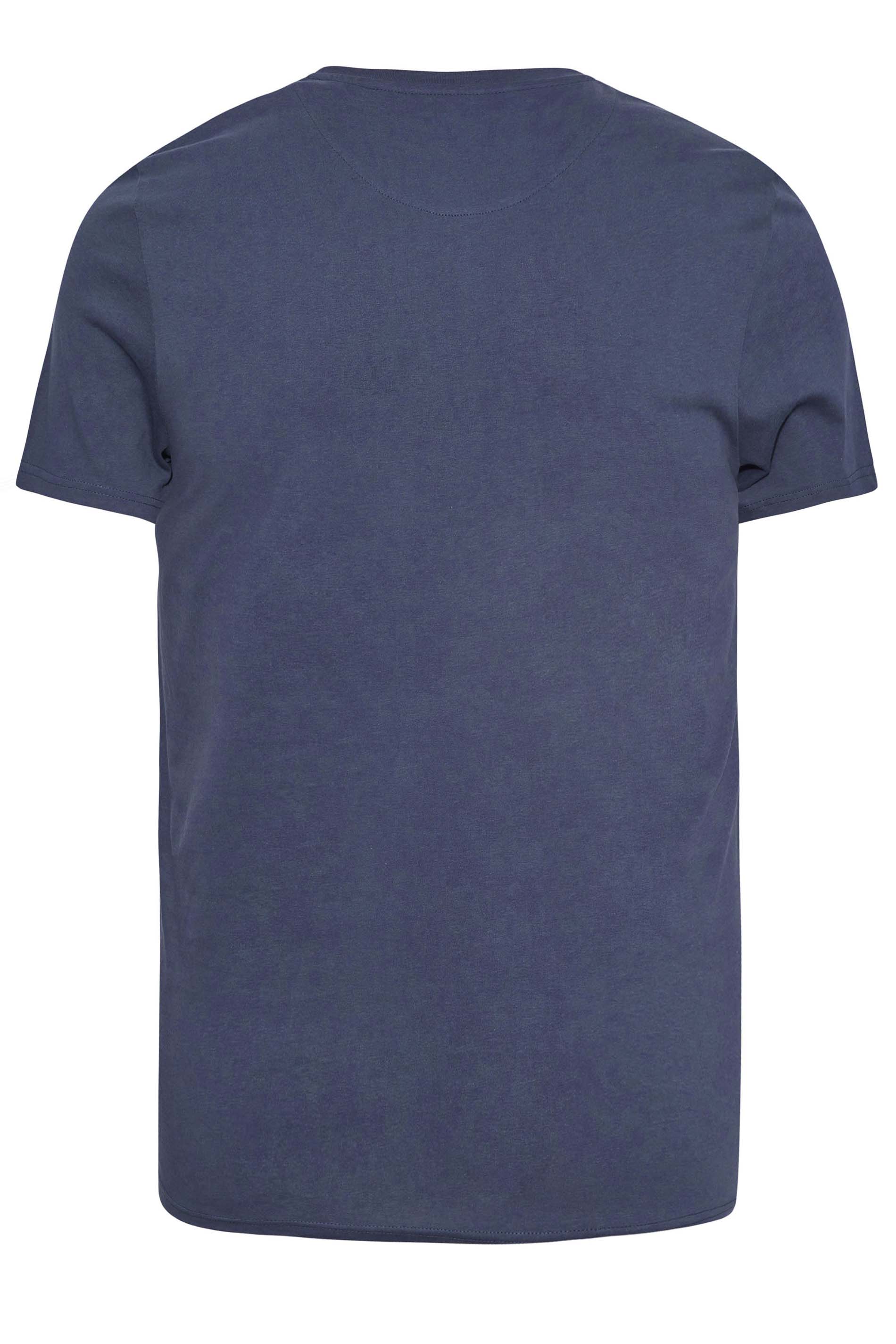 LYLE & SCOTT Big & Tall Navy Blue Core T-Shirt | BadRhino 4