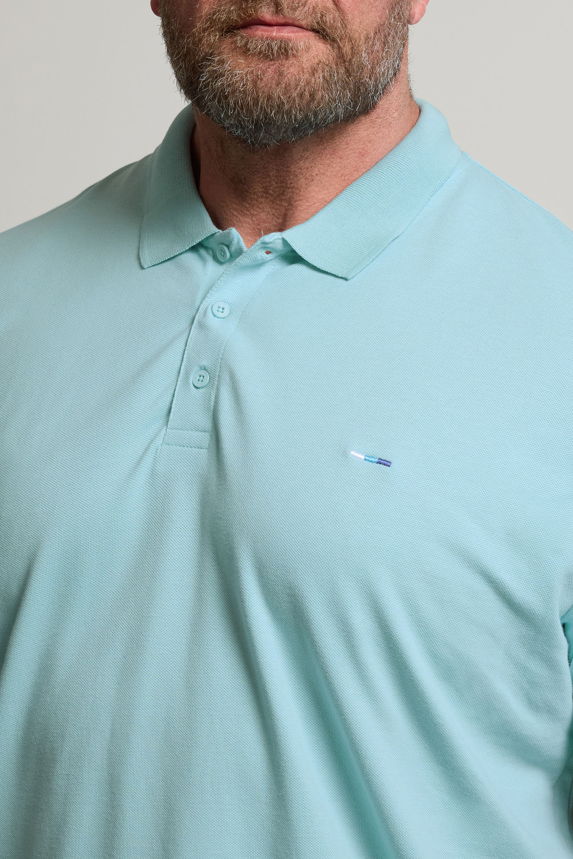 BadRhino Big & Tall Light Blue Polo Shirt | BadRhino 5