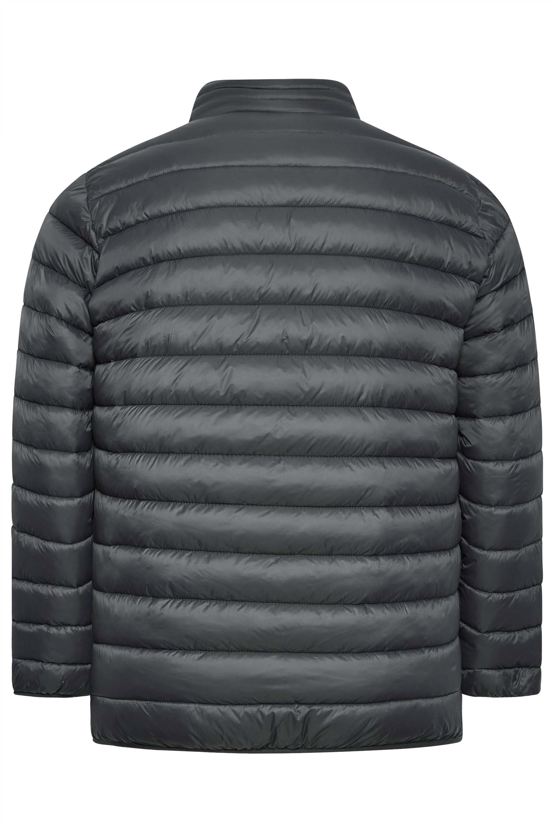 BadRhino Big & Tall Charcoal Grey Puffer Coat | BadRhino 5