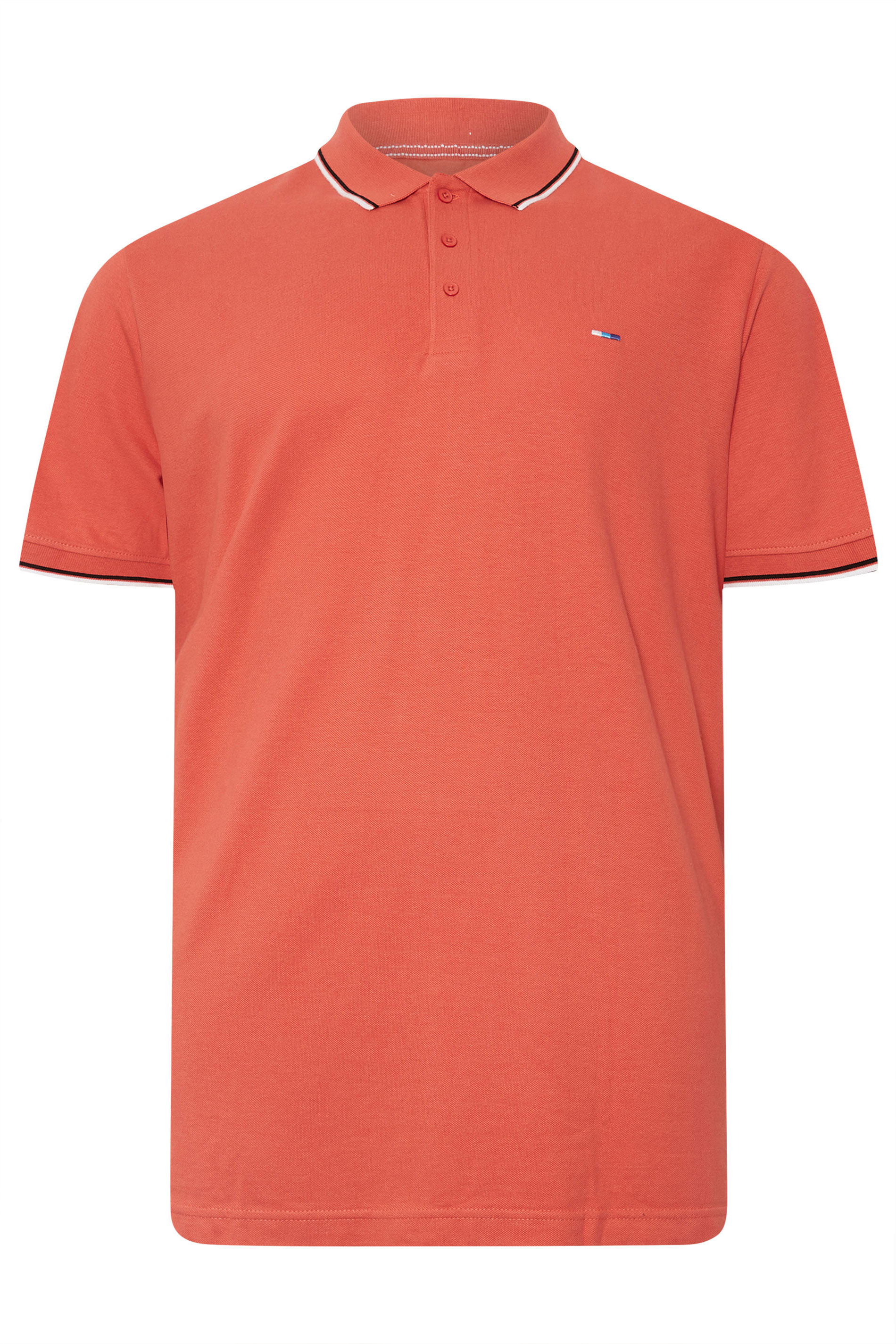 BadRhino Big & Tall Red Tipped Polo Shirt | BadRhino 6
