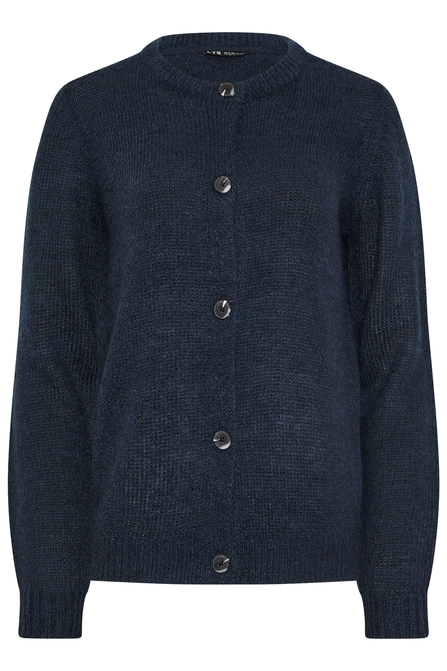 LTS Tall Navy Blue Knitted Button Cardigan | Long Tall Sally 6