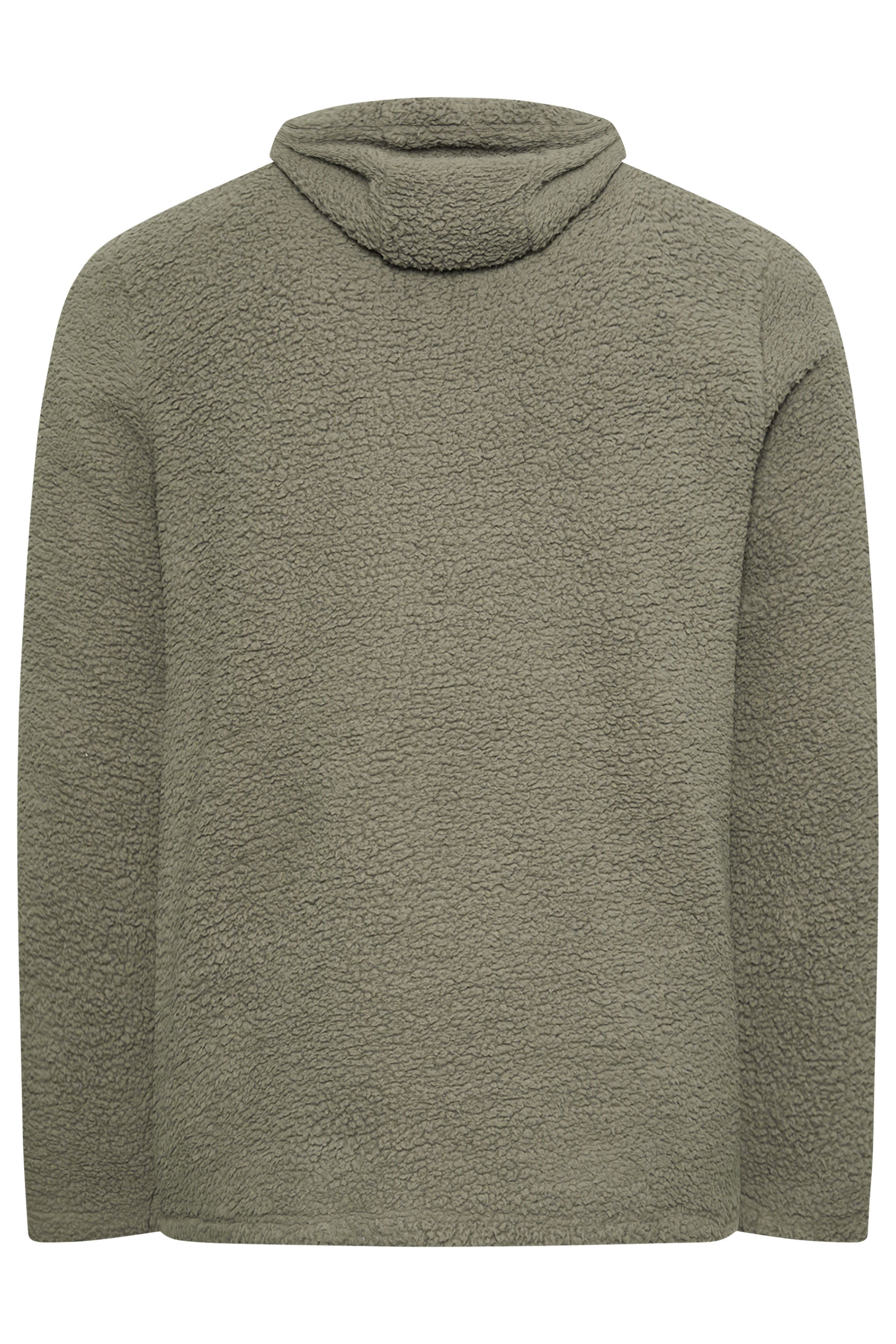 BadRhino Big & Tall Natural Brown Borg Lounge Hoodie | BadRhino 5