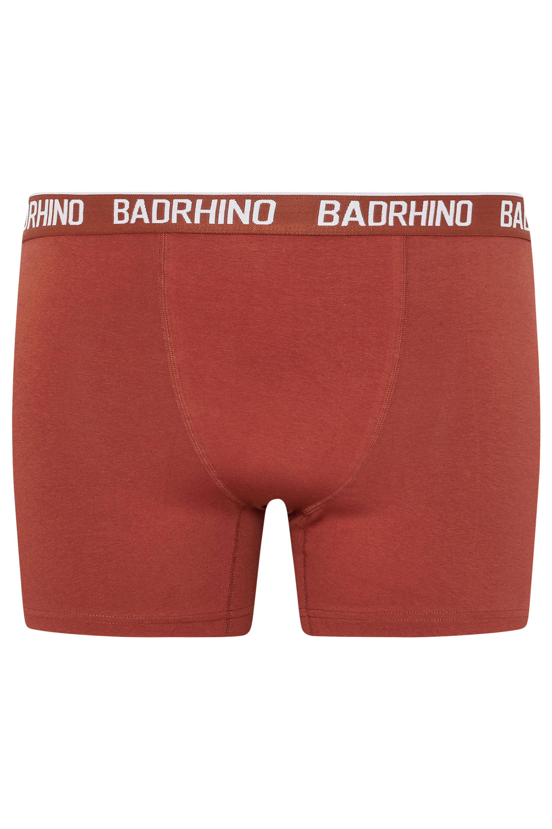 BadRhino 5 PACK Navy Blue/Grey/Green/Burnt Red/Black Boxers | BadRhino 5