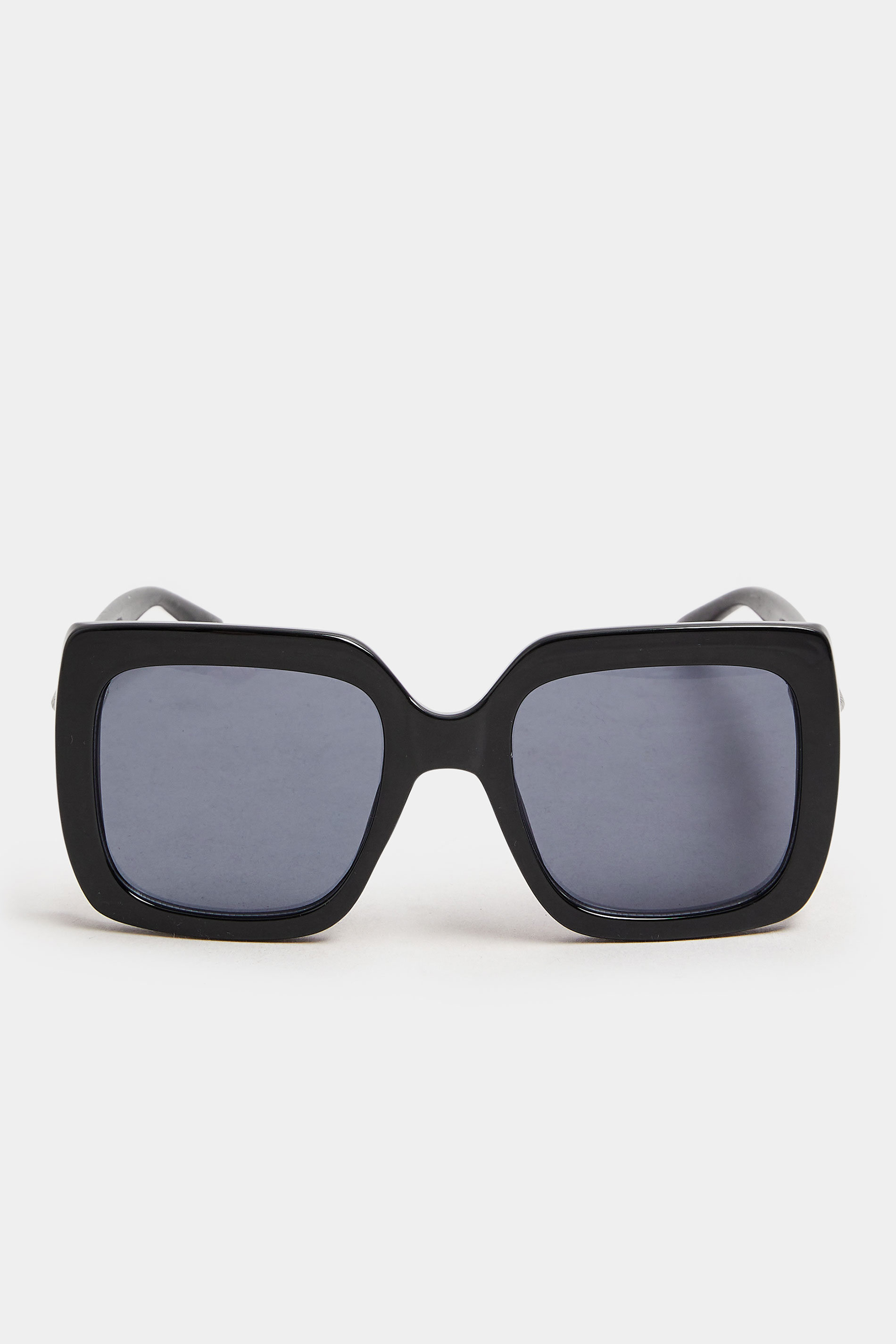 Black Statement Chain Sunglasses | Yours Clothing 3
