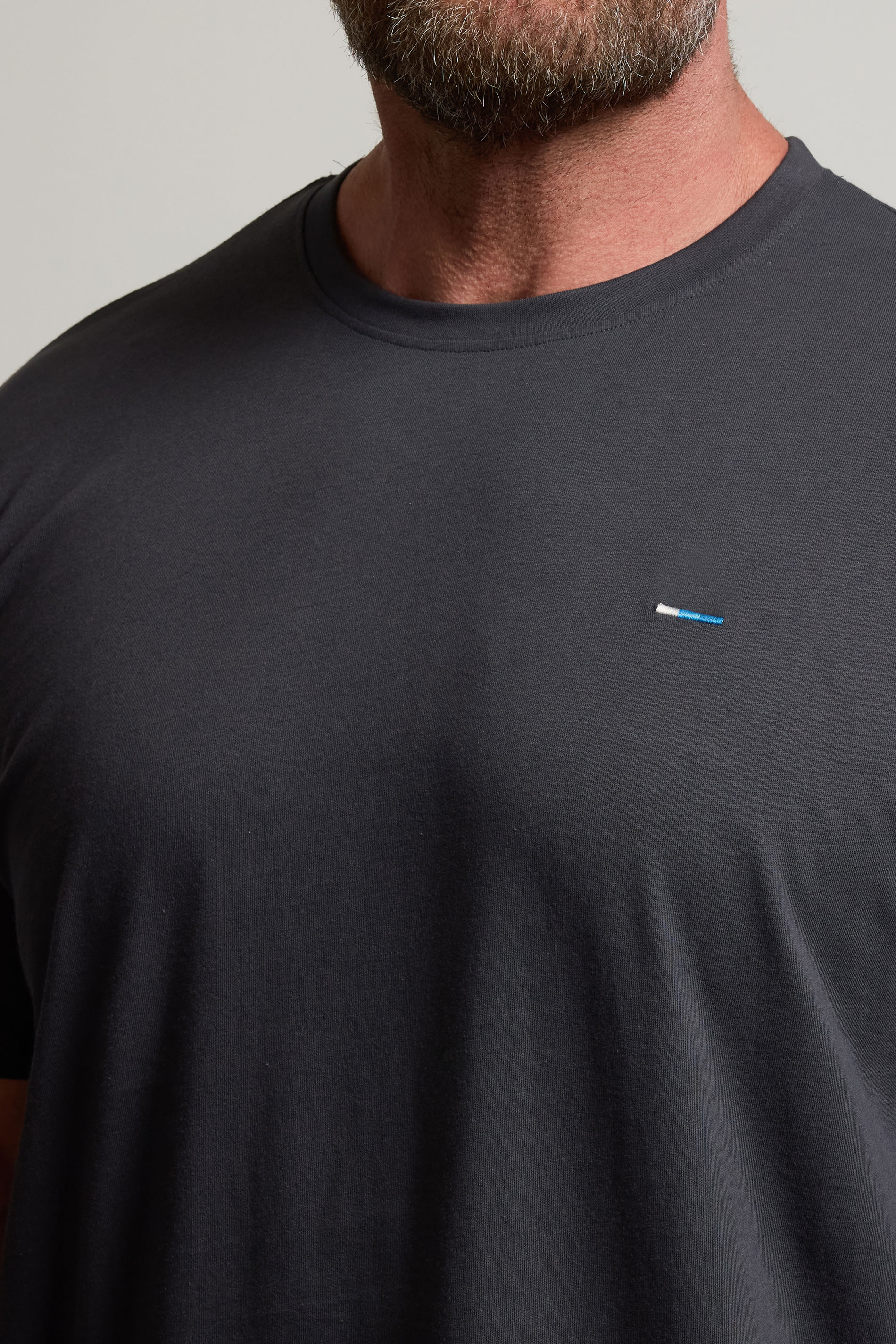 BadRhino Big & Tall Ebony Grey Extra Long Core T-Shirt | BadRhino 4