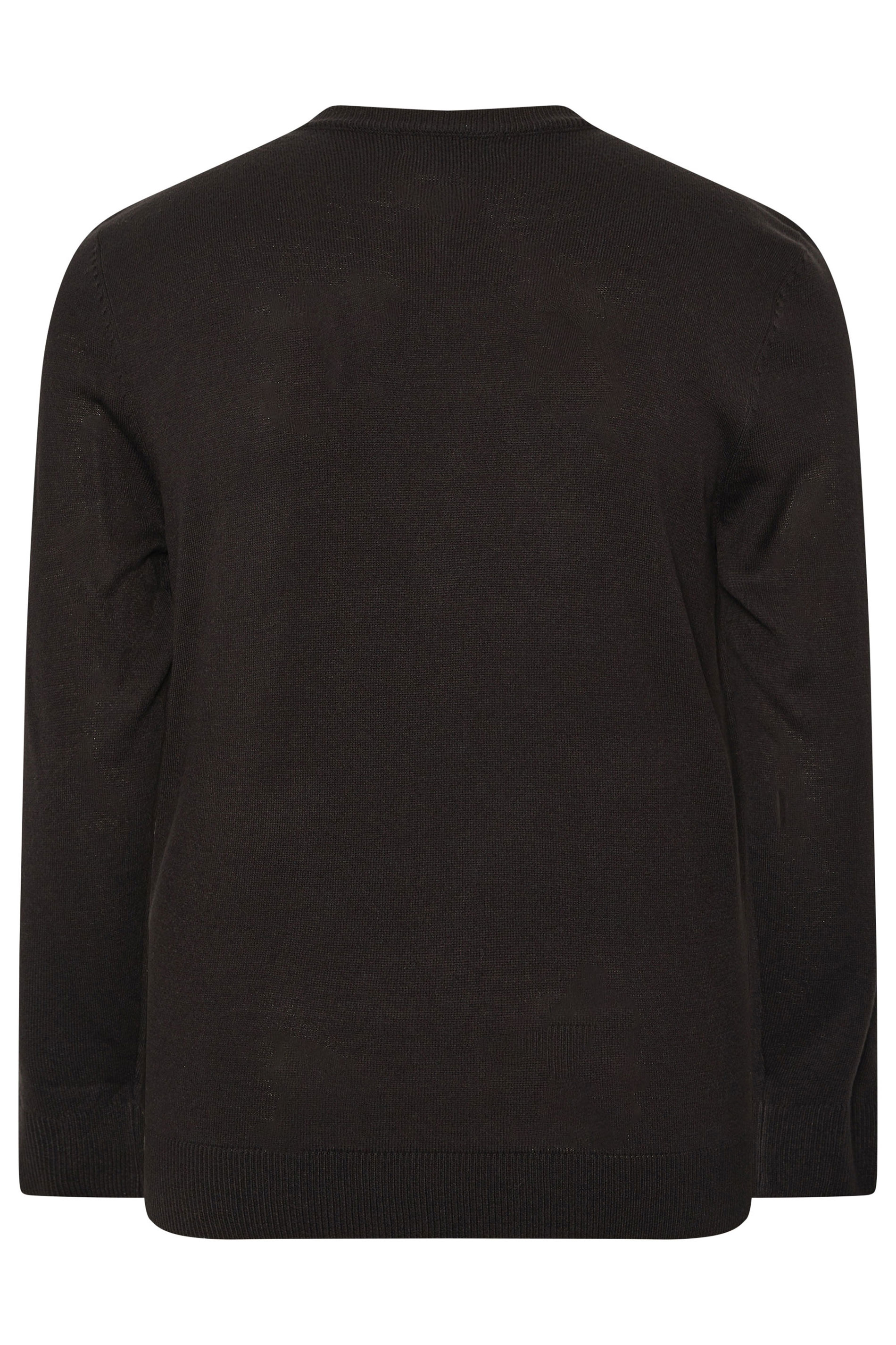 BadRhino Big & Tall Black 'Talk Turkey To Me' Christmas Jumper | BadRhino 6