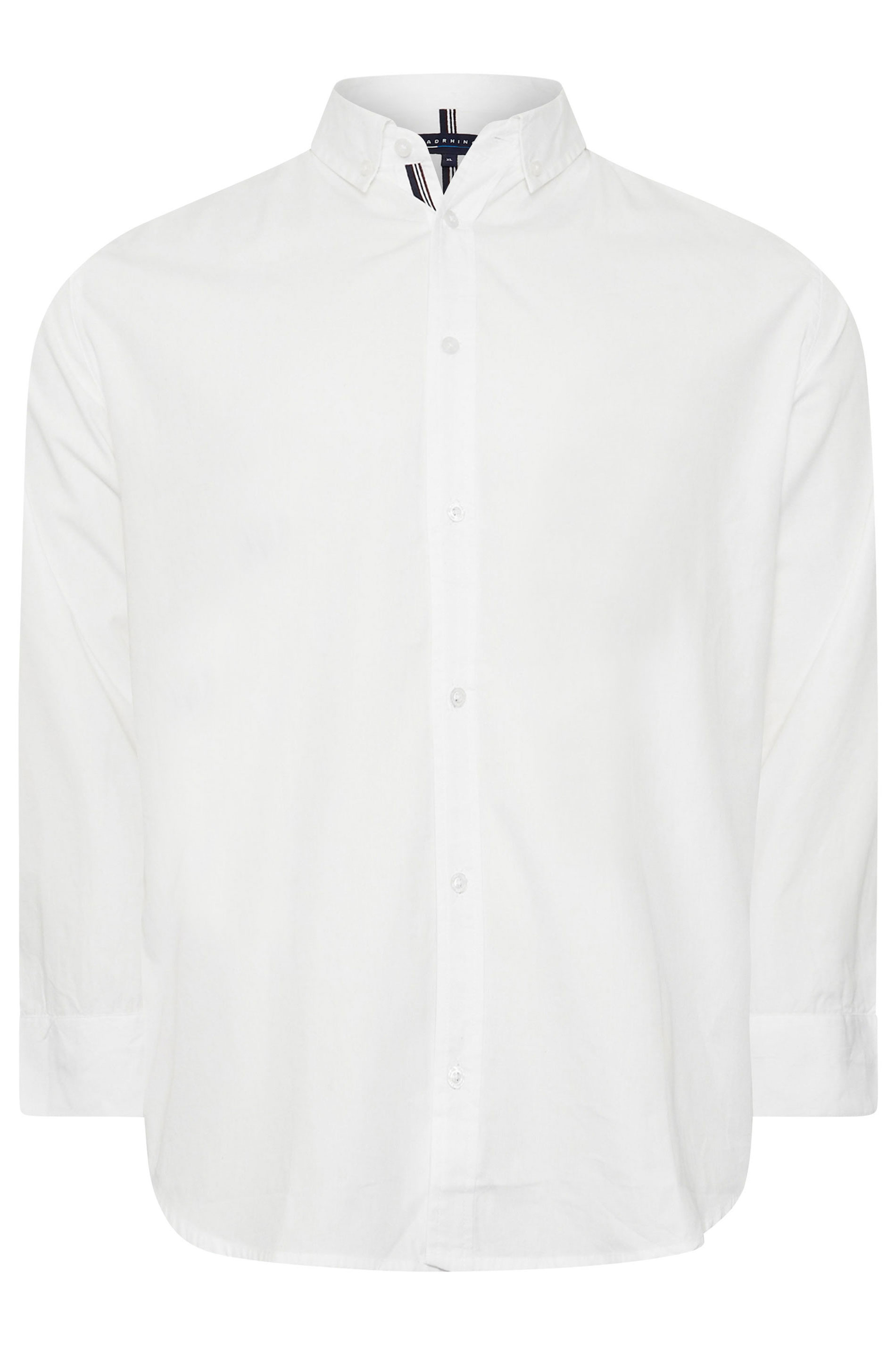BadRhino Big & Tall 2 PACK White Long Sleeve Poplin Shirts | BadRhino 9