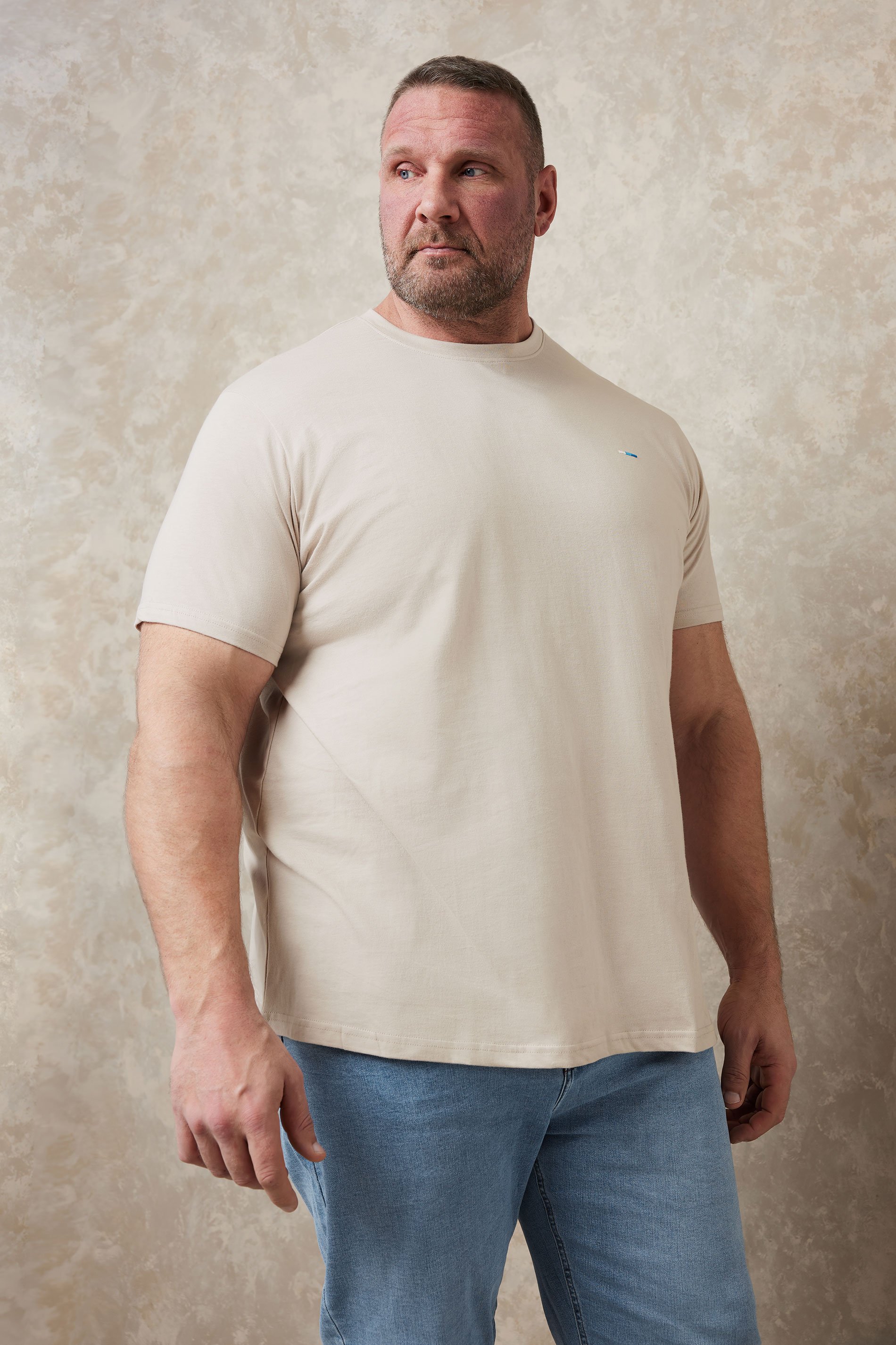 BadRhino Big & Tall Cream Core T-shirt  1