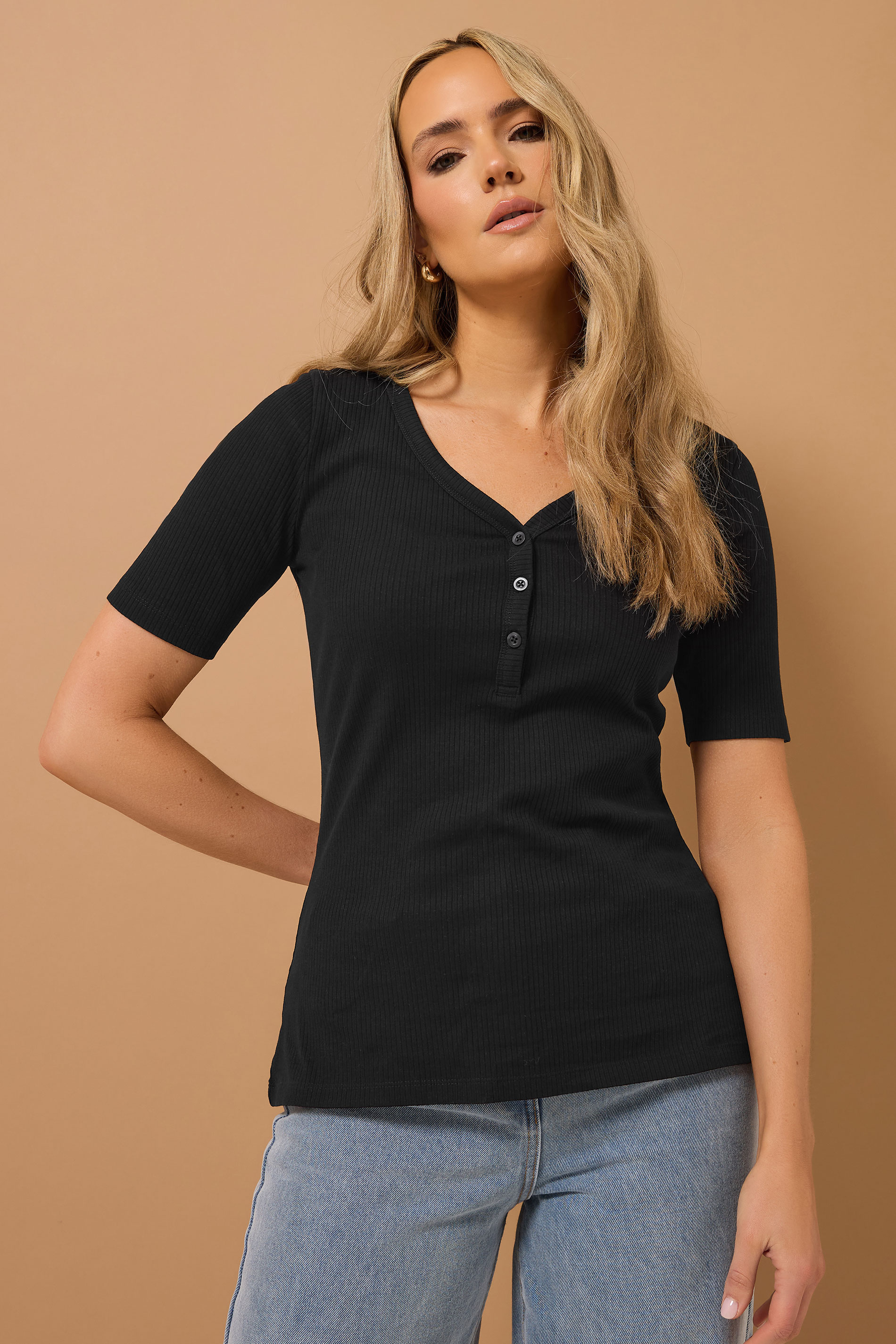 トップス L'Appartement HENLEY SHORT TOP トップス L'Appartement HENLEY SHORT TOP トップス L