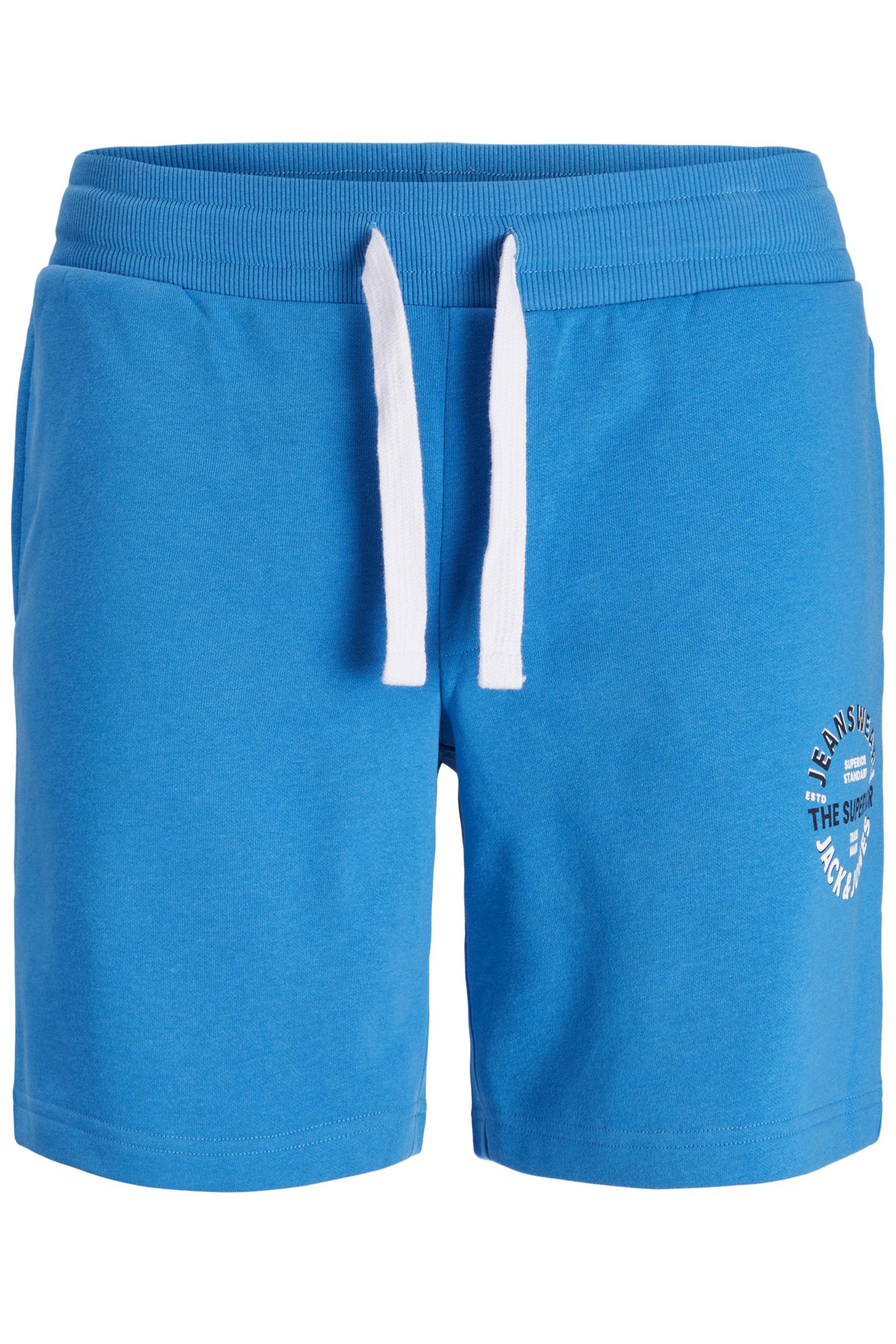 JACK & JONES Big & Tall Blue Jogger Shorts | BadRhino 3