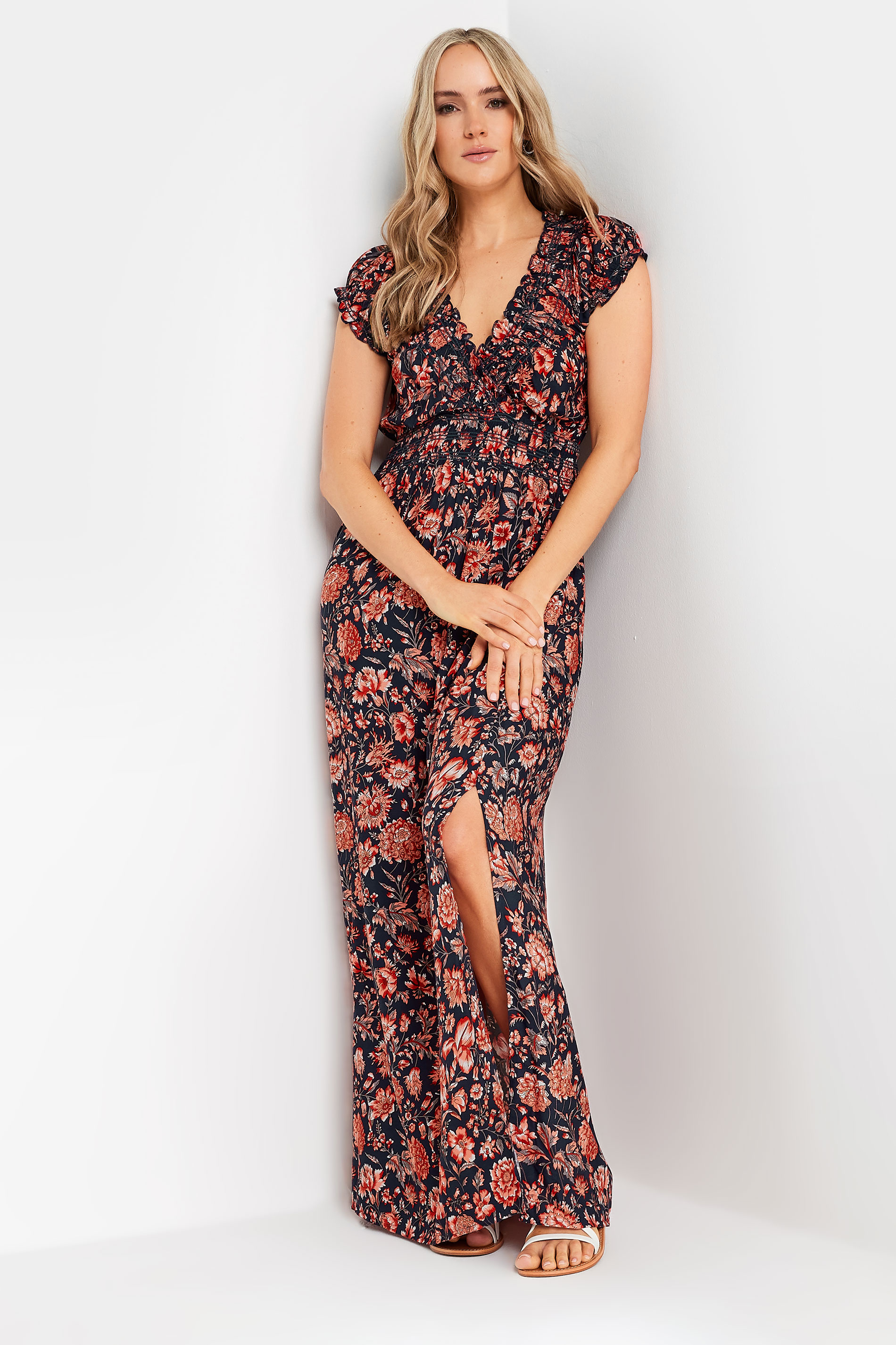 LTS Tall Women's Red Floral Maxi Dress | Long Tall Sally 2