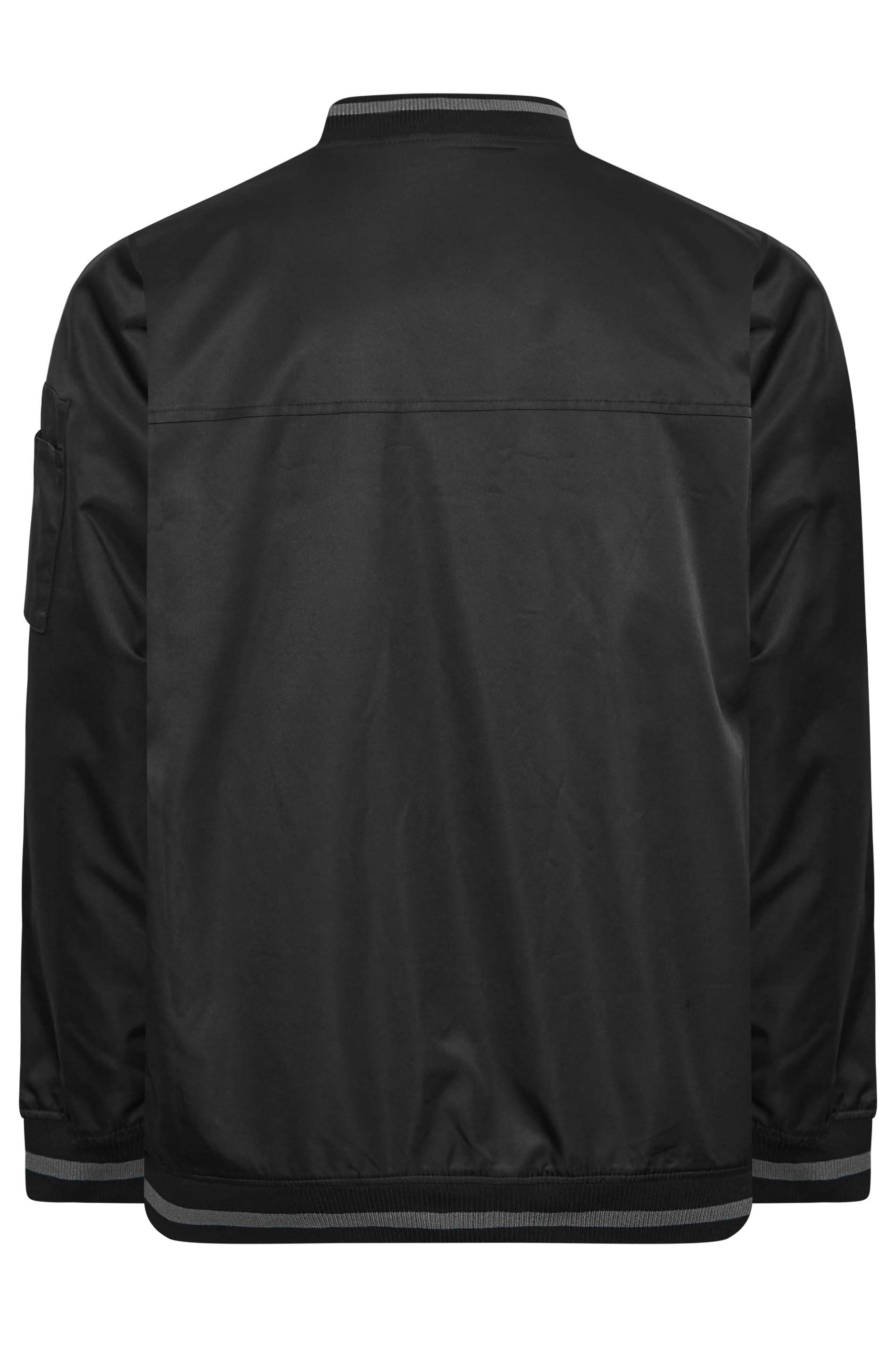 BadRhino Big & Tall Black Bomber Jacket | BadRhino 5