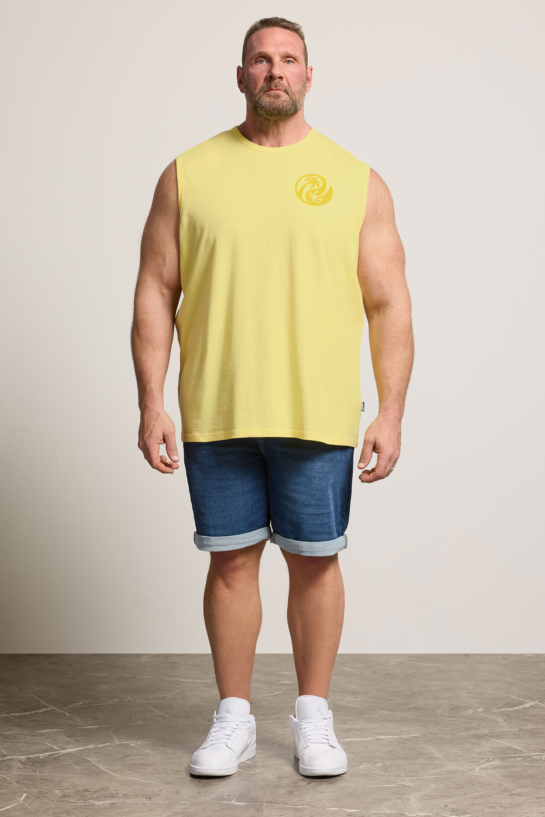 BadRhino Big & Tall Yellow Palm Tree Vest | BadRhino 1