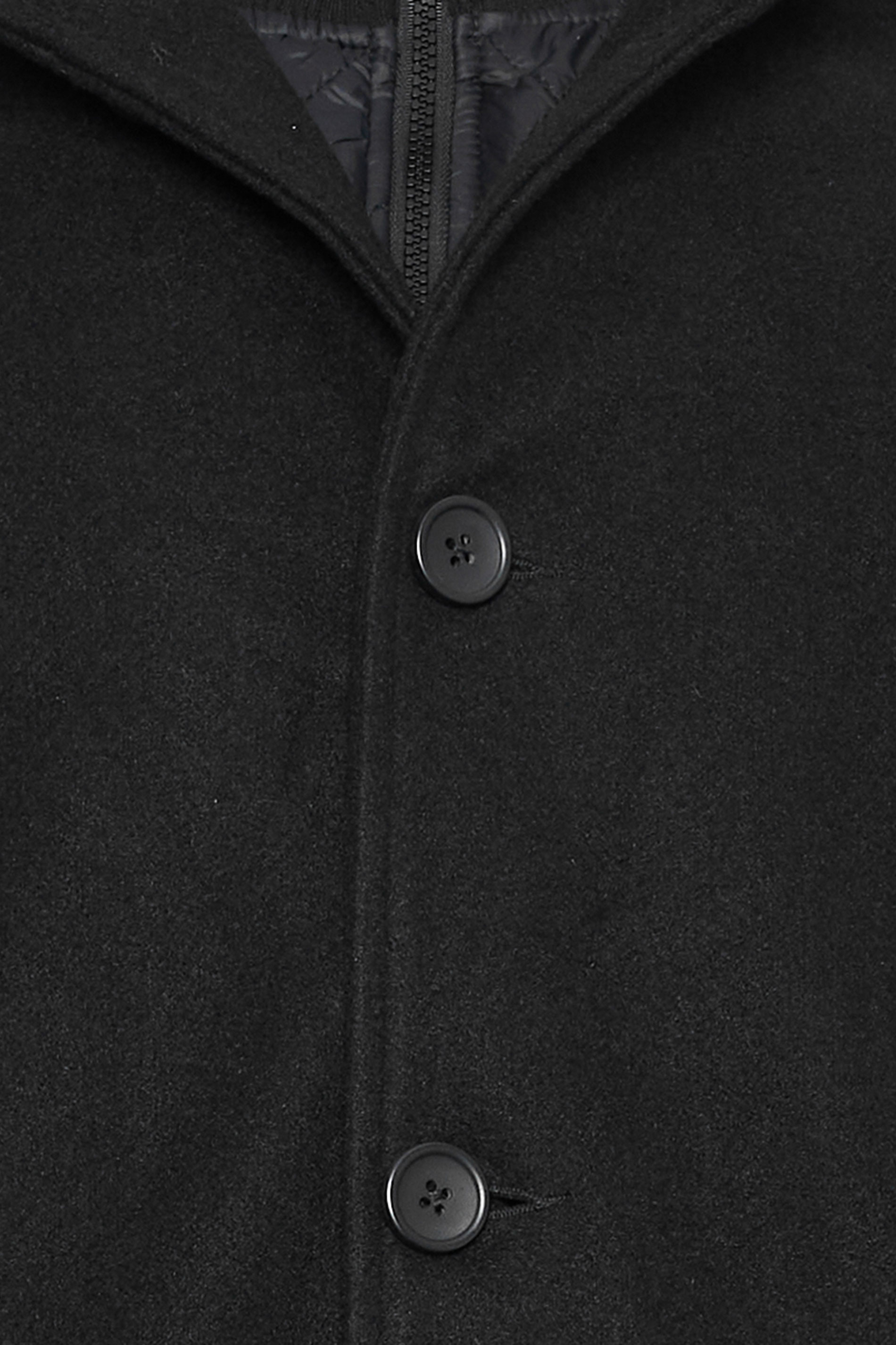 BadRhino Big & Tall Black Funnel Neck Jacket | BadRhino 3