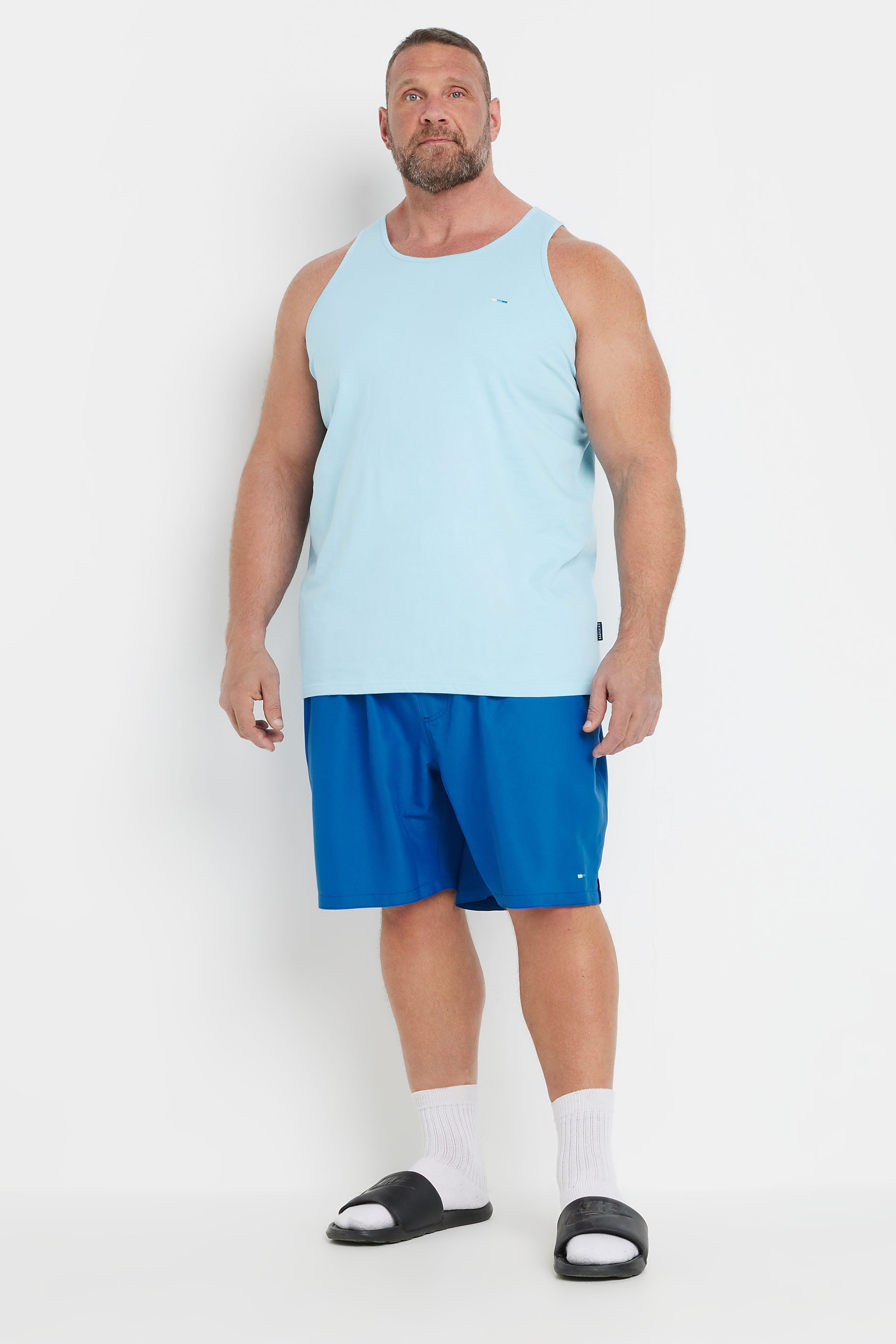 BadRhino Big & Tall Blue Swim Shorts | BadRhino 3