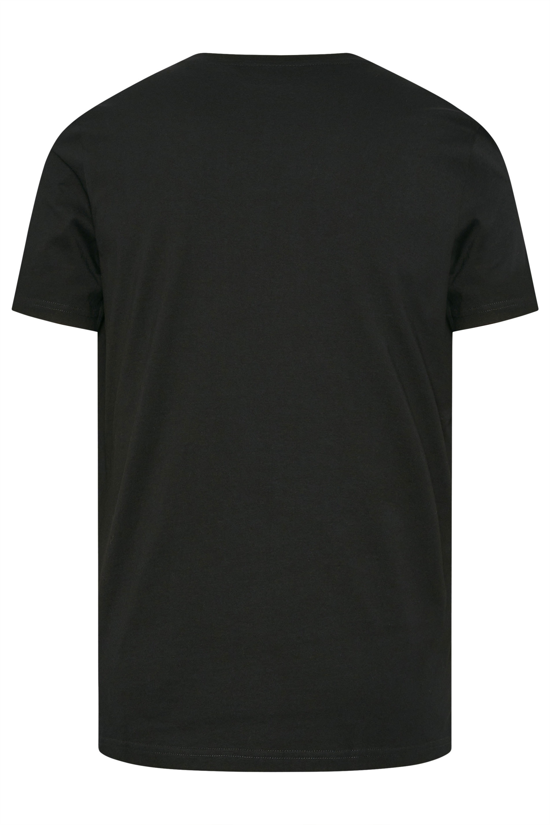 LYLE & SCOTT Big & Tall Black Cheers To Tradition Graphic T-Shirt | BadRhino 5