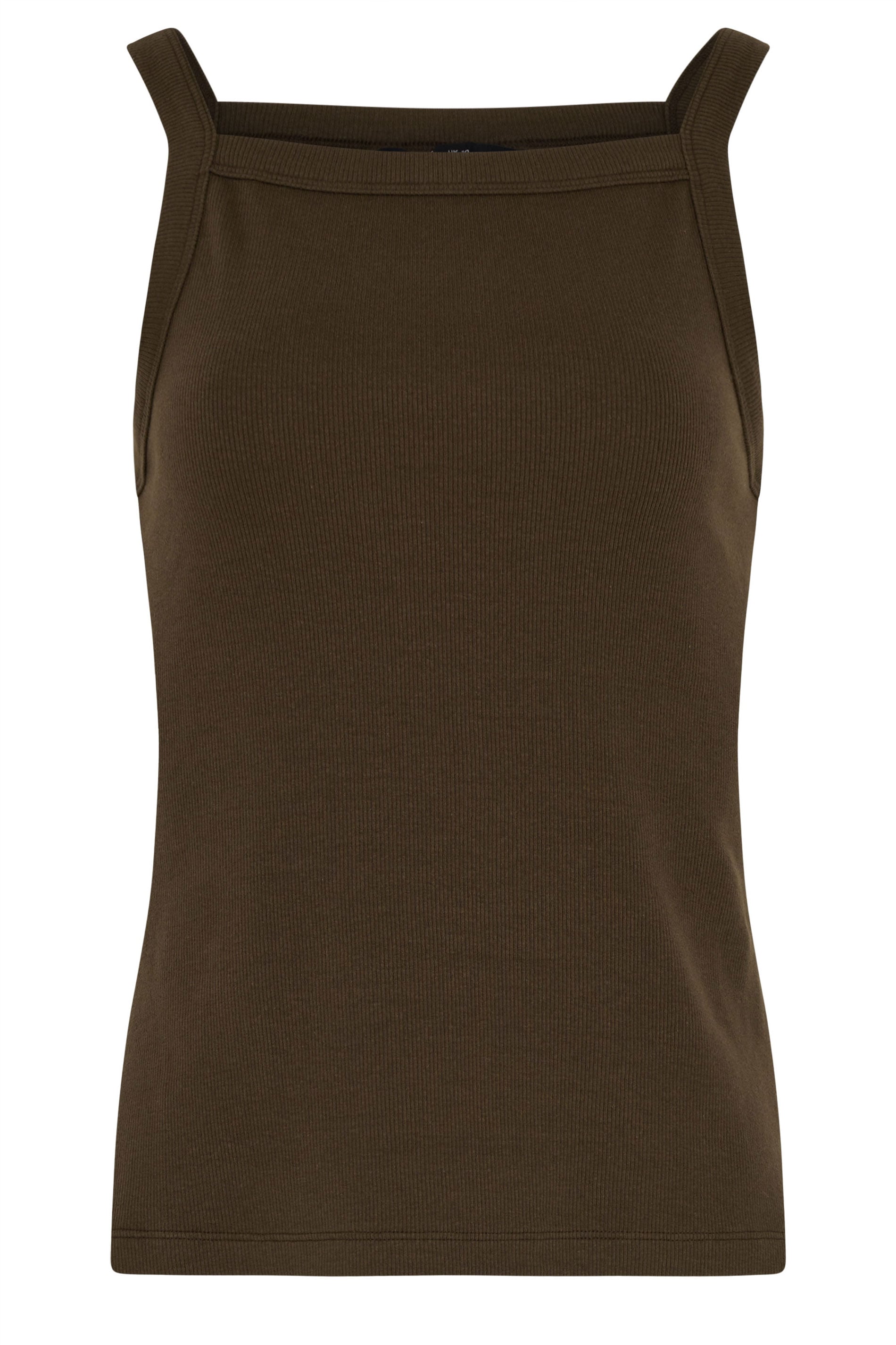 LTS Tall 2 PACK Women's Navy Blue & Brown High Neck Vest Tops | Long Tall Sally 8
