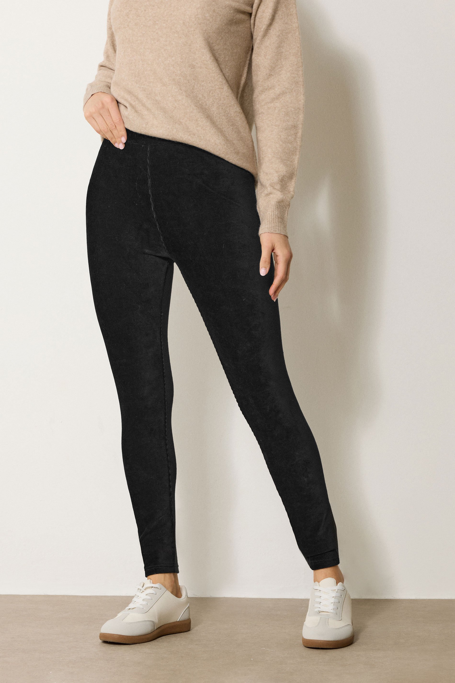 LTS Tall Black Cord Skinny Leggings | Long Tall Sally 2