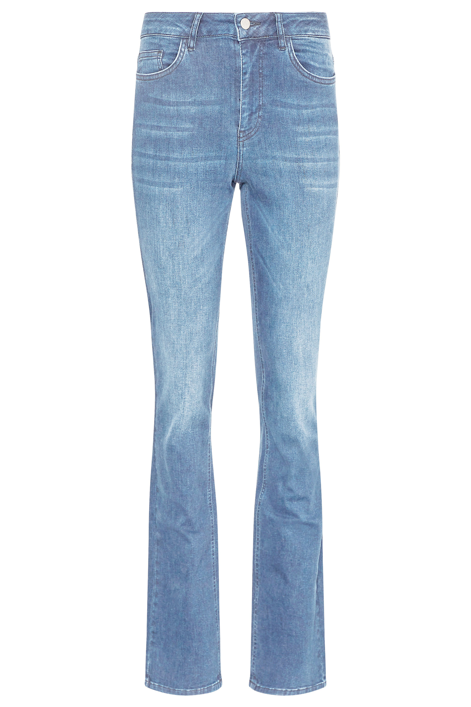 LTS MADE FOR GOOD Pacific Blue Straight Leg Jeans | Long Tall Sally