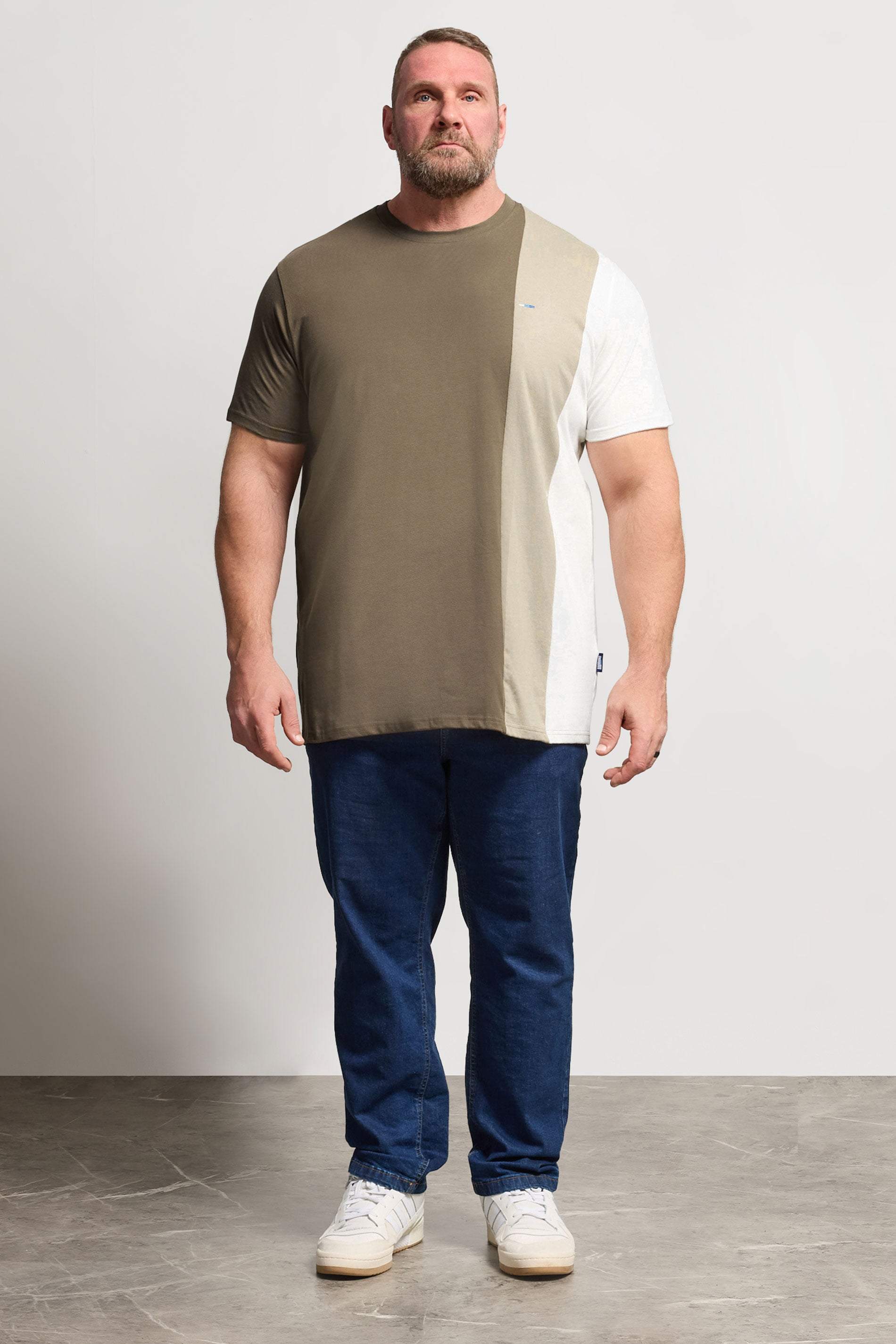 BadRhino Big & Tall Brown Extra Long Cut & Sew T-Shirt | BadRhino 1