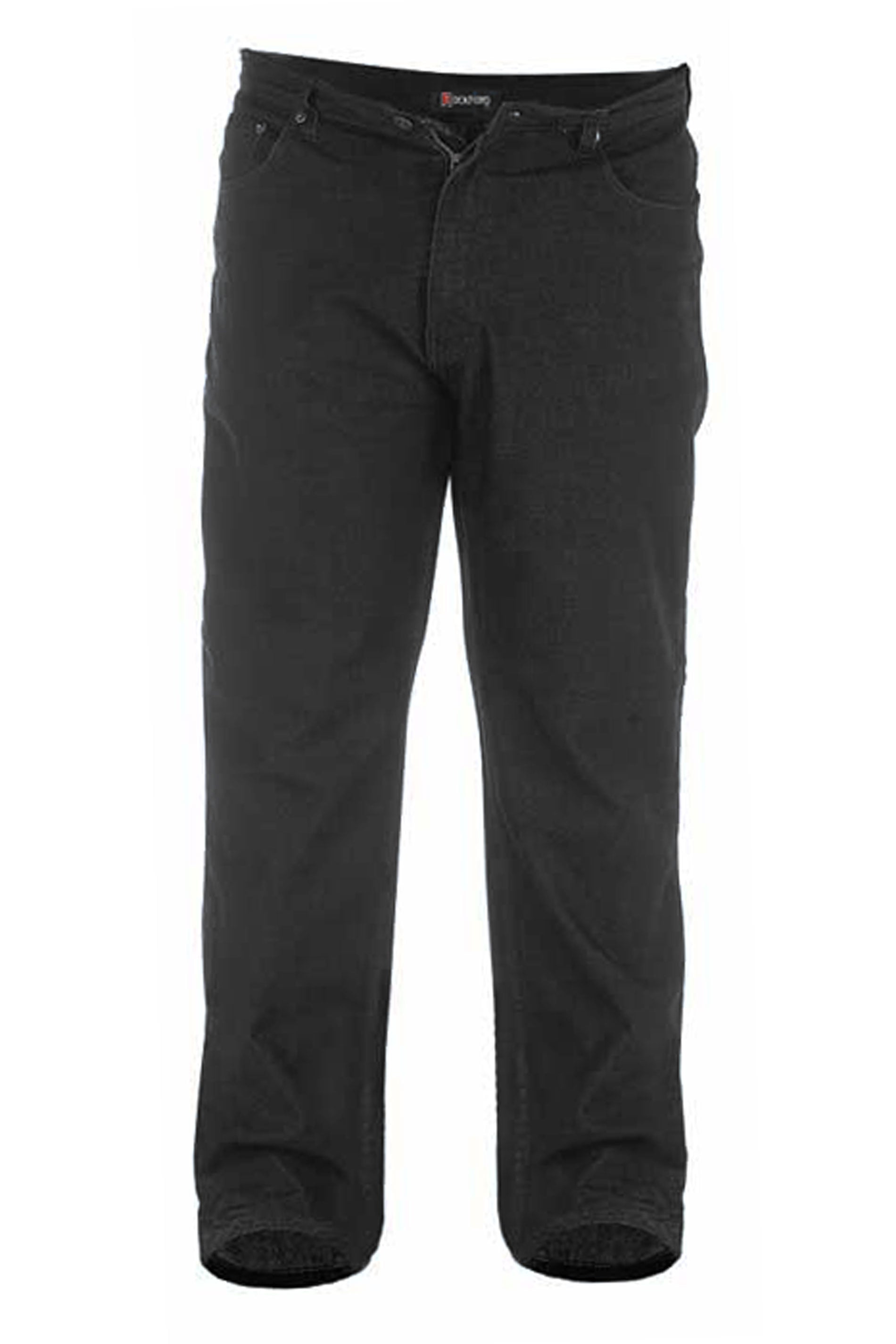 D555 Big & Tall Black Stretch Comfort Fit Jeans | BadRhino 2
