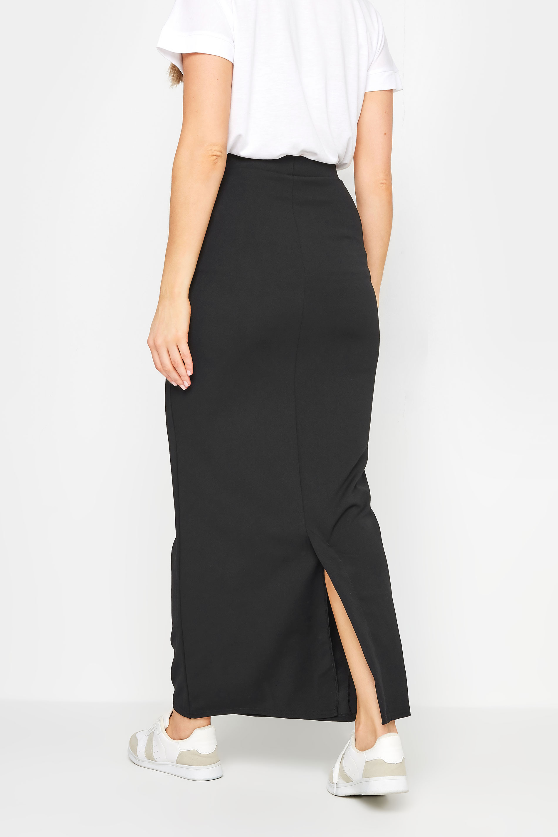 LTS Tall Black Maxi Scuba Tube Skirt | Long Tall Sally 5