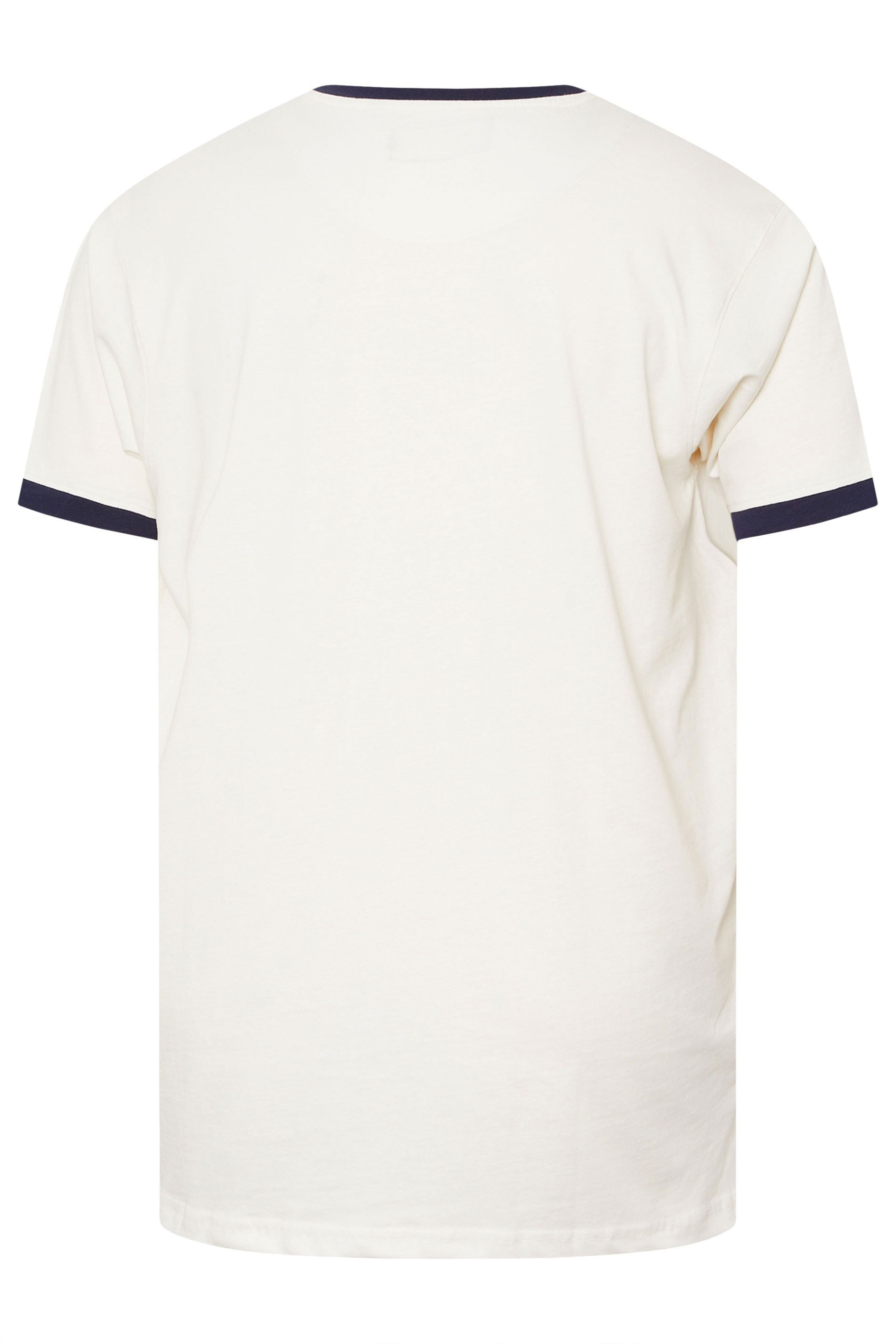 KAM Big & Tall White 'Santa Cruz' T-Shirt | BadRhino 4