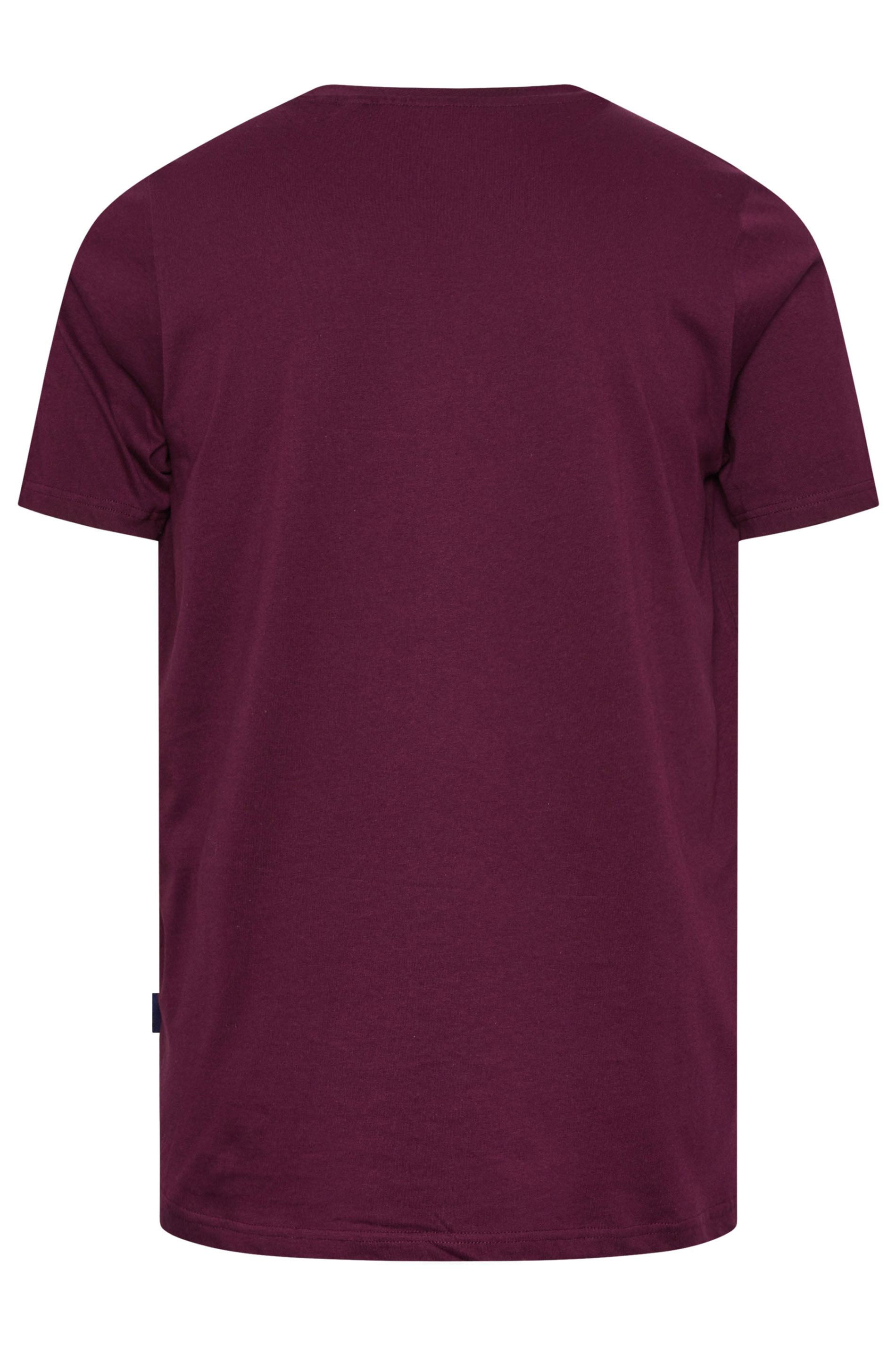 BadRhino Big & Tall Burgundy Red Skull & Snake Graphic T-Shirt | BadRhino 7