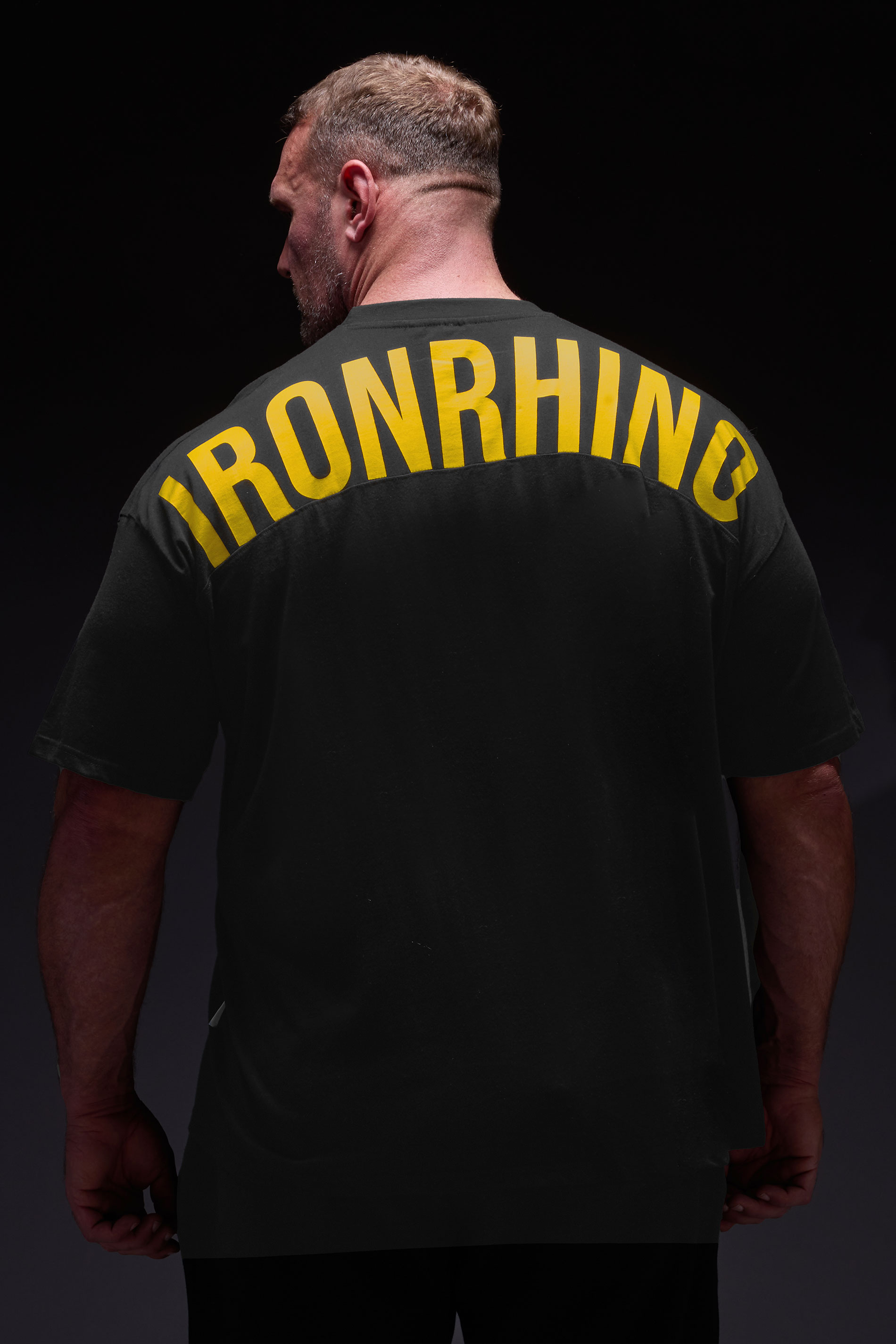 IronRhino Big & Tall Black Powerhouse T-Shirt | BadRhino 3
