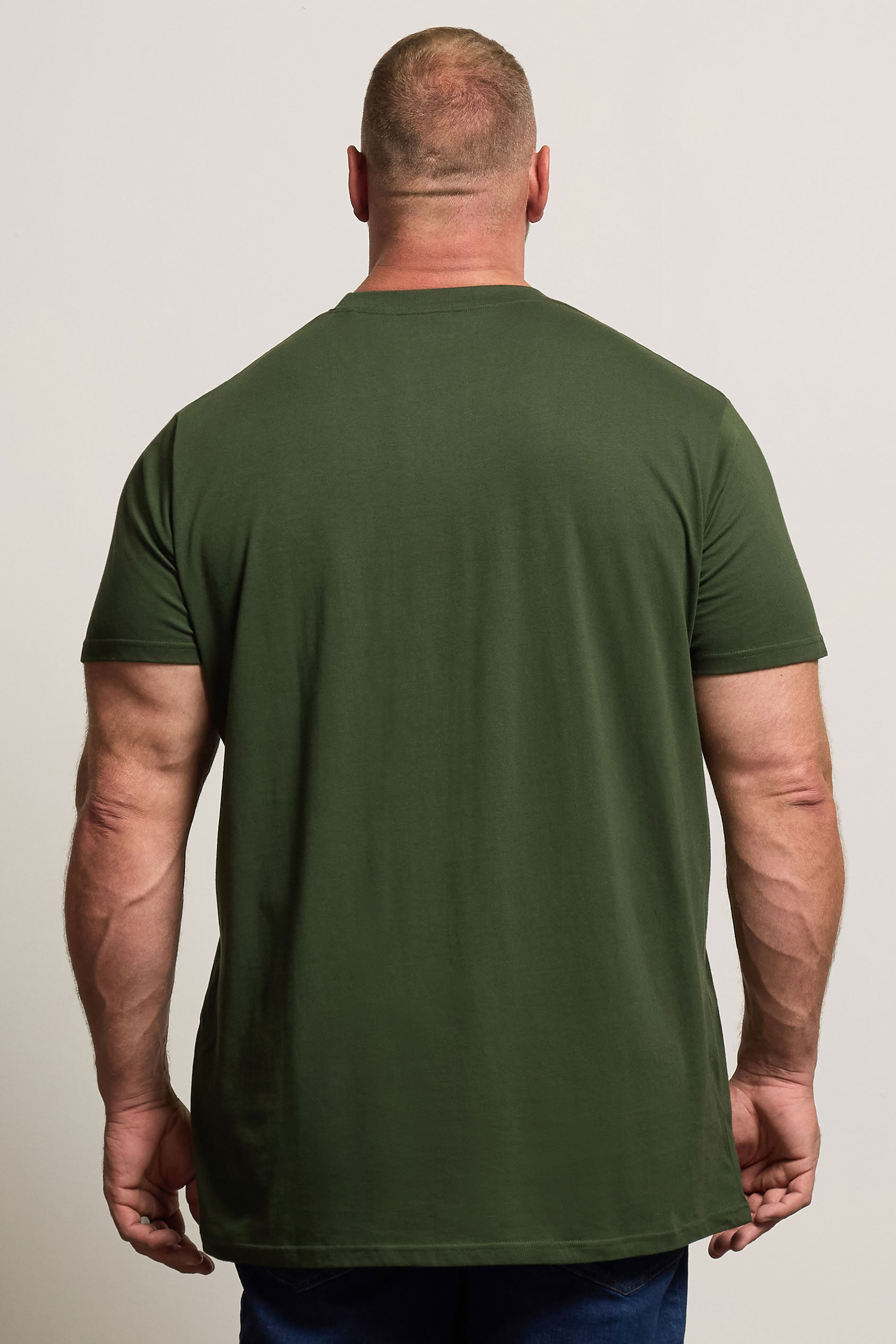 BadRhino Big & Tall Dark Green Extra Long Core T-Shirt | BadRhino 3