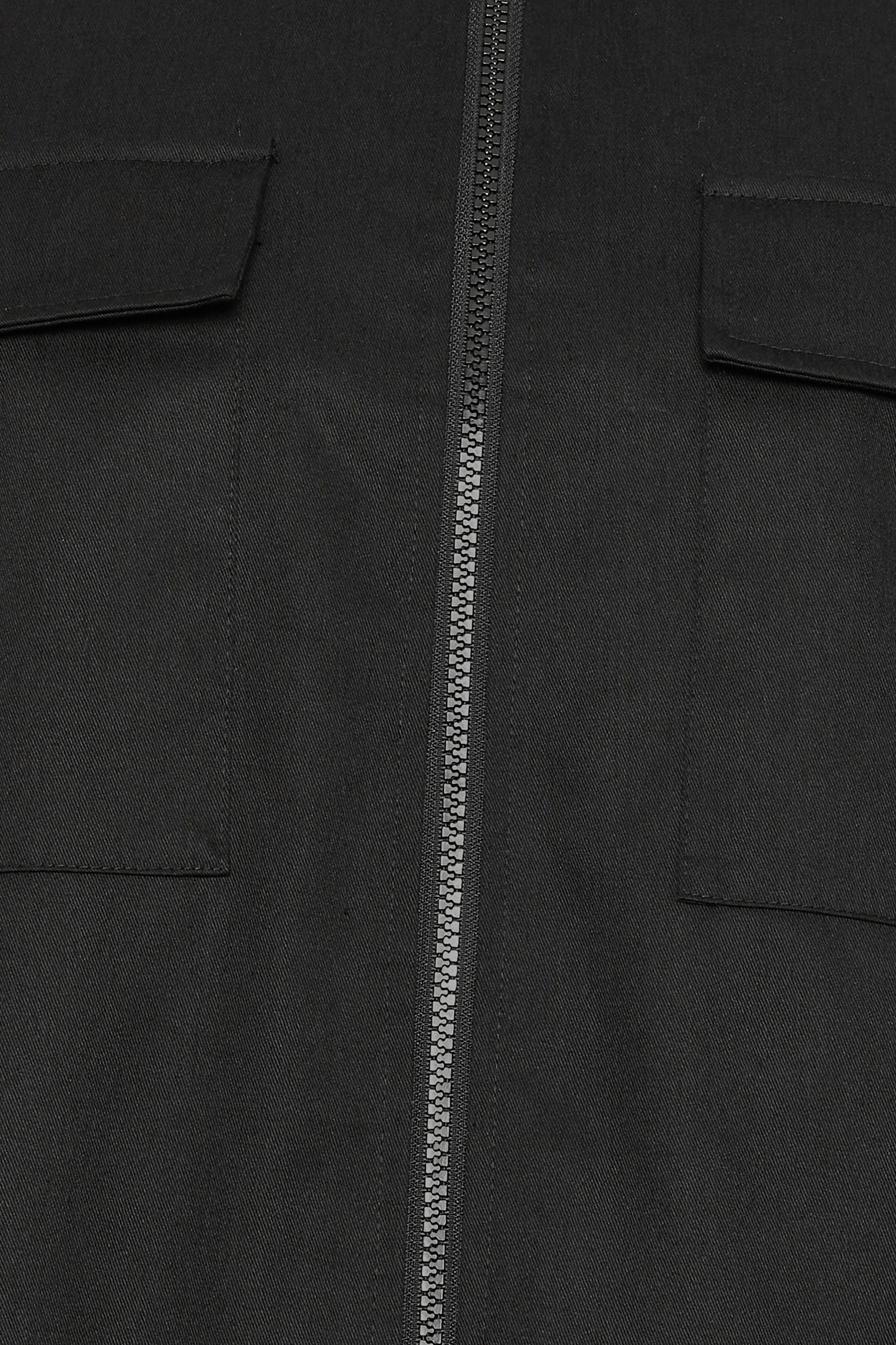 BadRhino Big & Tall Khaki Green Military Zip Through Overshirt | BadRhino 8