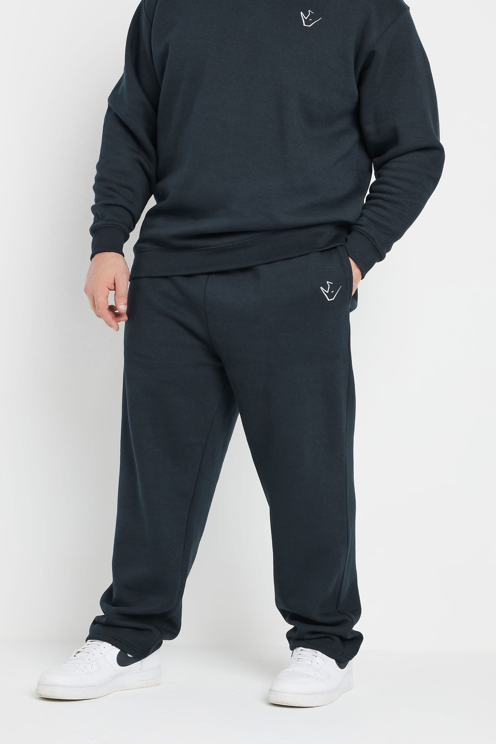 IronRhino Big & Tall Navy Blue 'Rest Day' Joggers | BadRhino 2