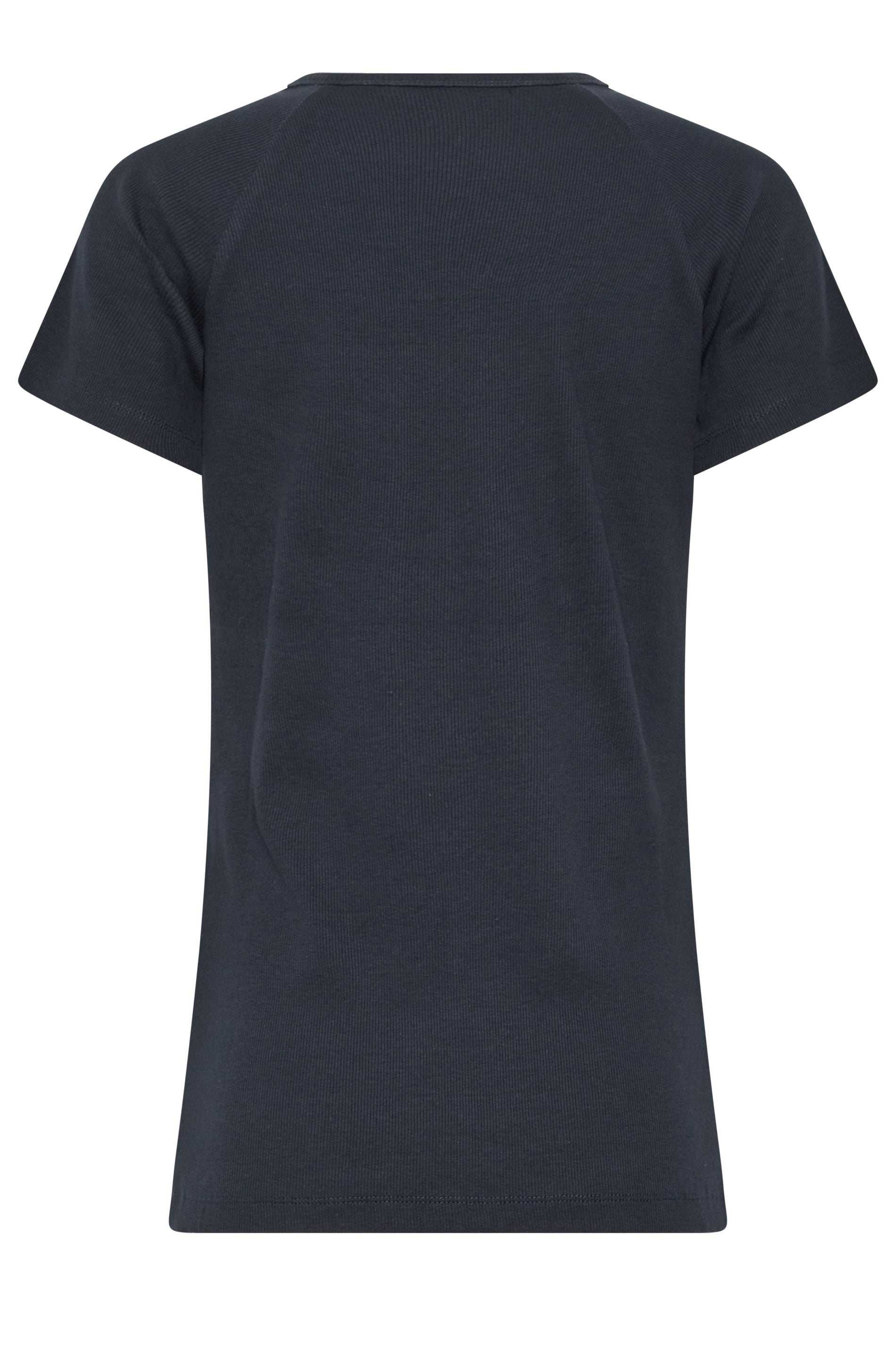 LTS Tall Women's Navy Blue Ribbed T-Shirt | Long Tall Sally 2